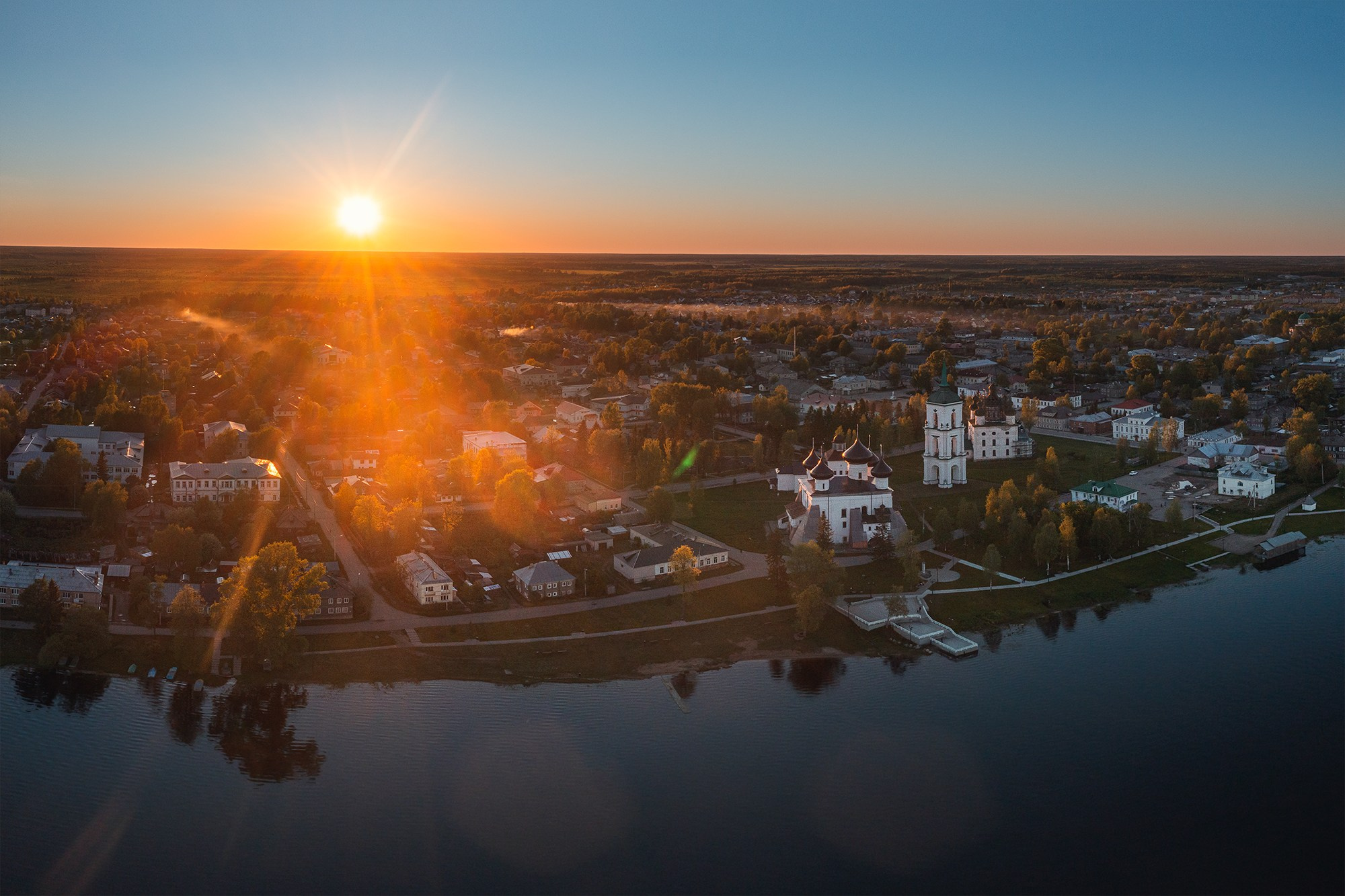 Пейзаж. Аэросъемка в Архангельске, Александр Ермолин