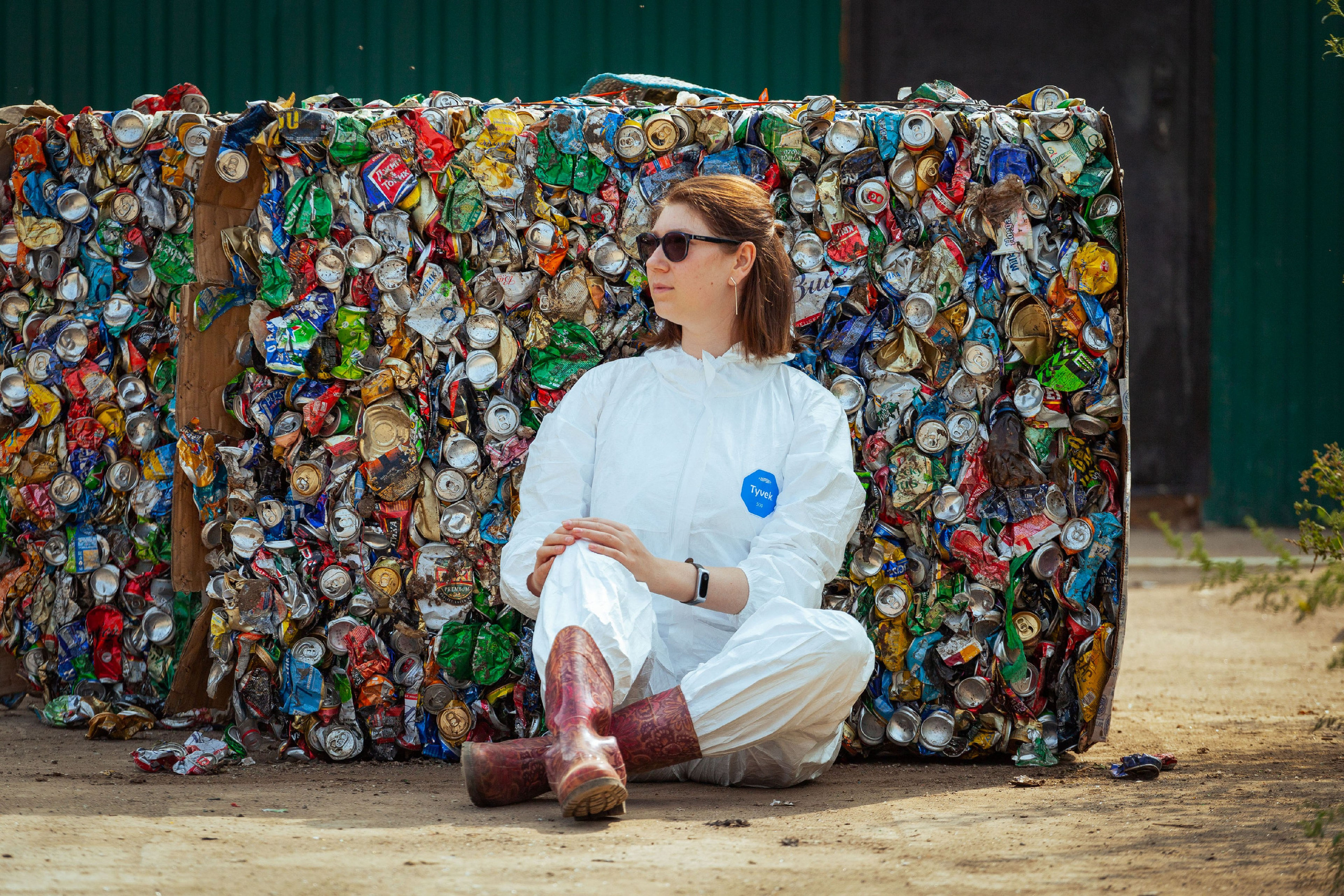 Анализ ижевского полигона ТБО [10-11 августа 2021 г.]. Фотограф Виноградов Константин