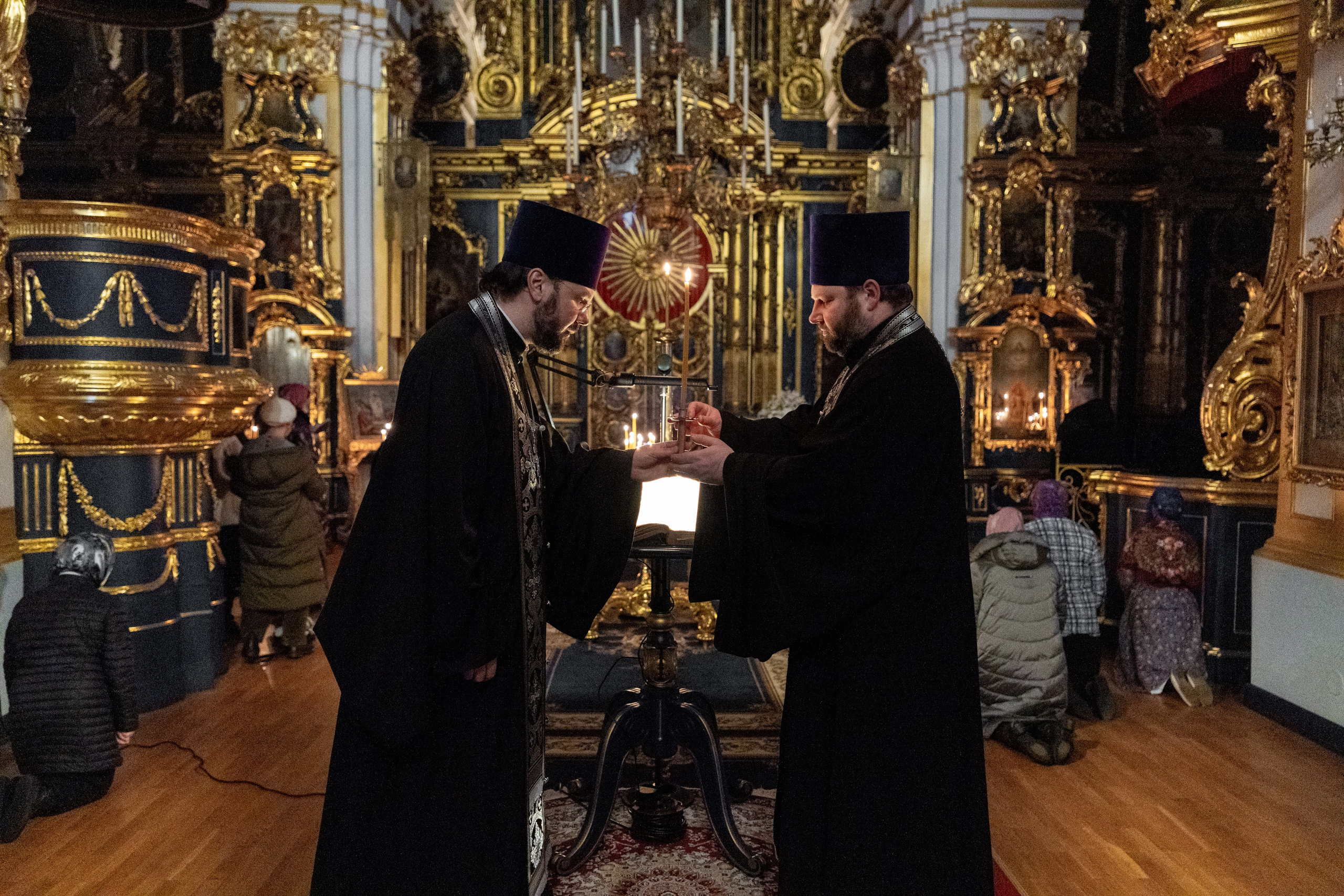 Великое повечерие с чтением Великого покаянного канона преп. Андрея Критского. НИКОЛО-БОГОЯВЛЕНСКИЙ МОРСКОЙ СОБОР