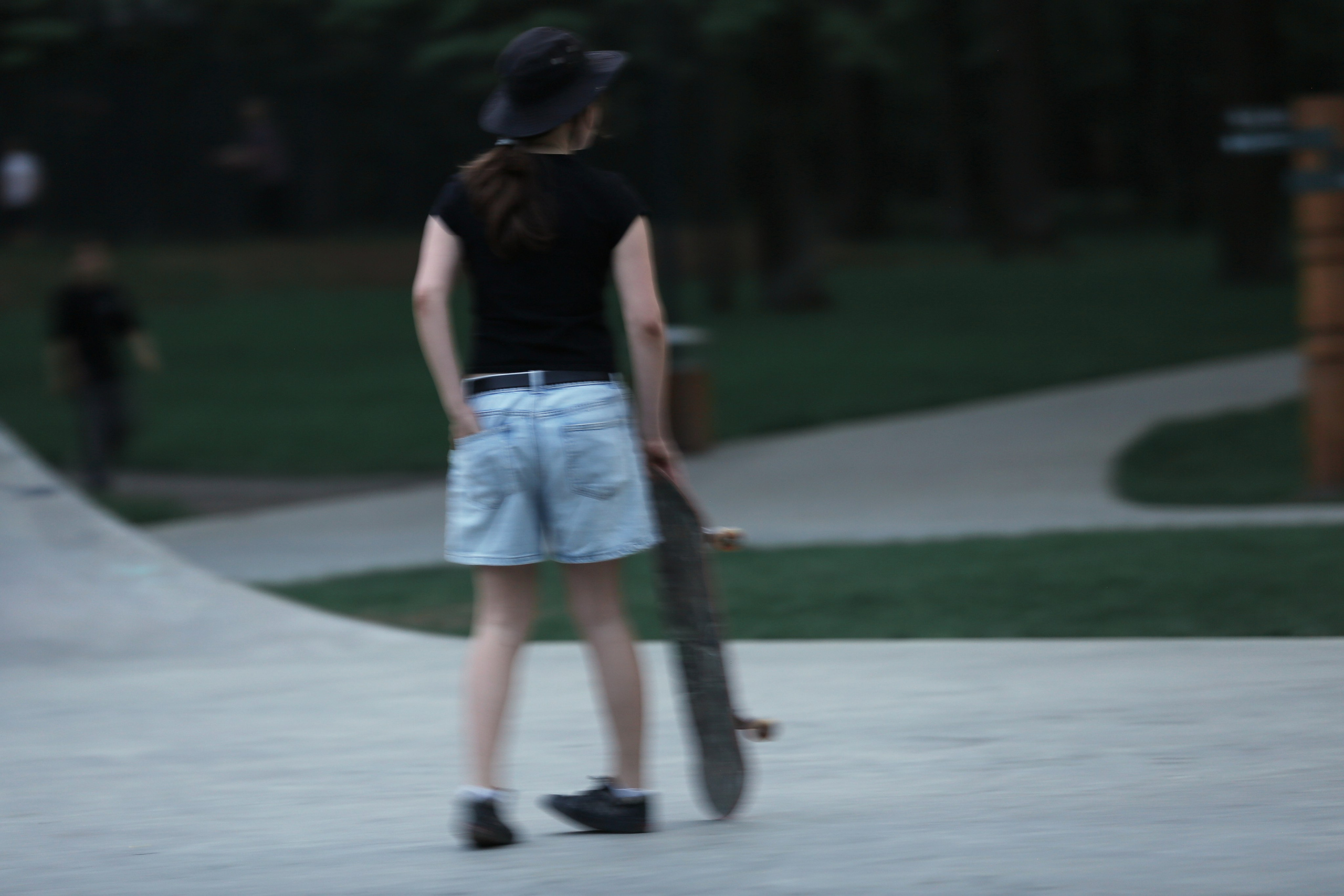 Blue hour in a skatepark. Фотограф Антонина Гудкова
