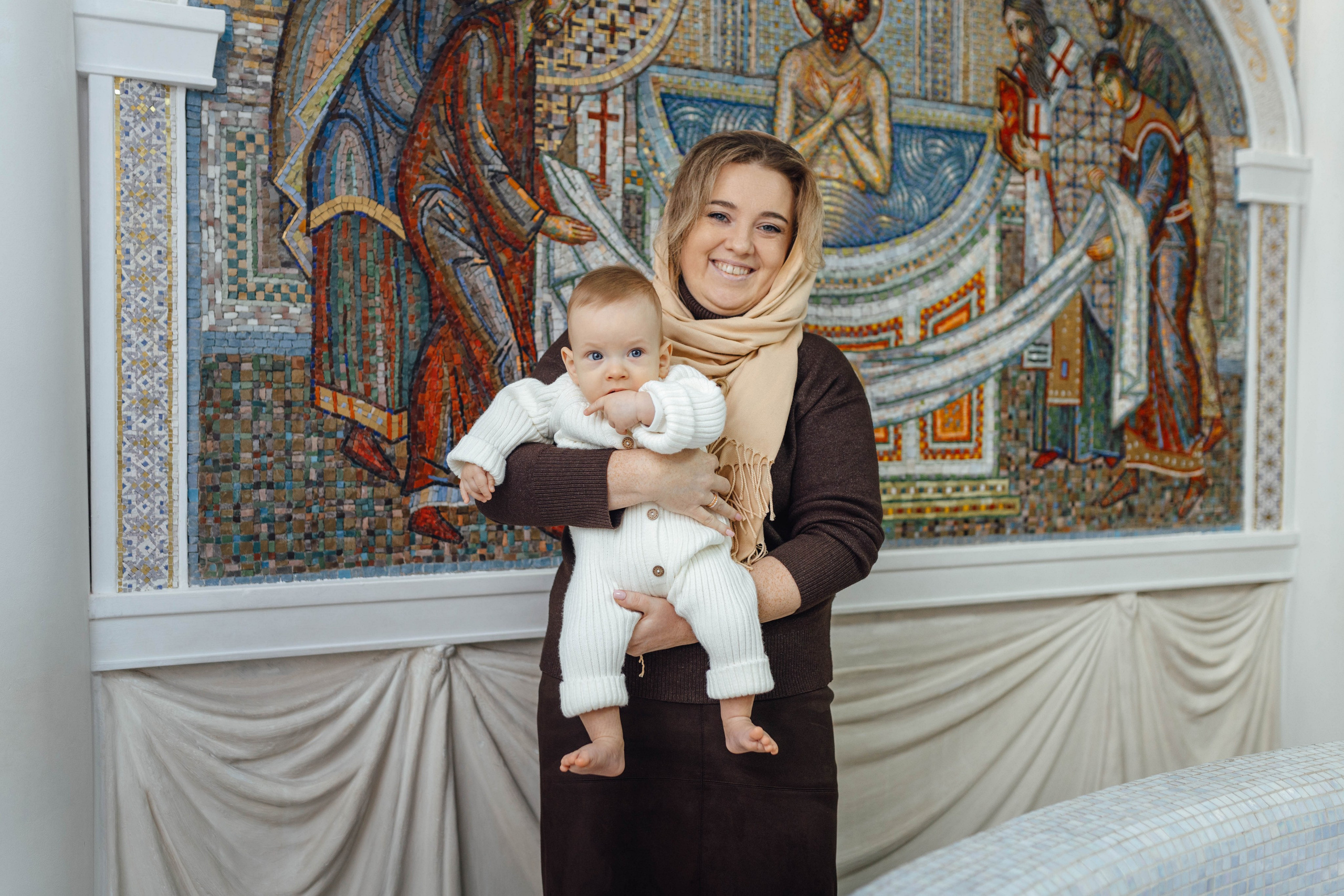 Крещение Демида, храм Святой Троицы, декабрь 2025