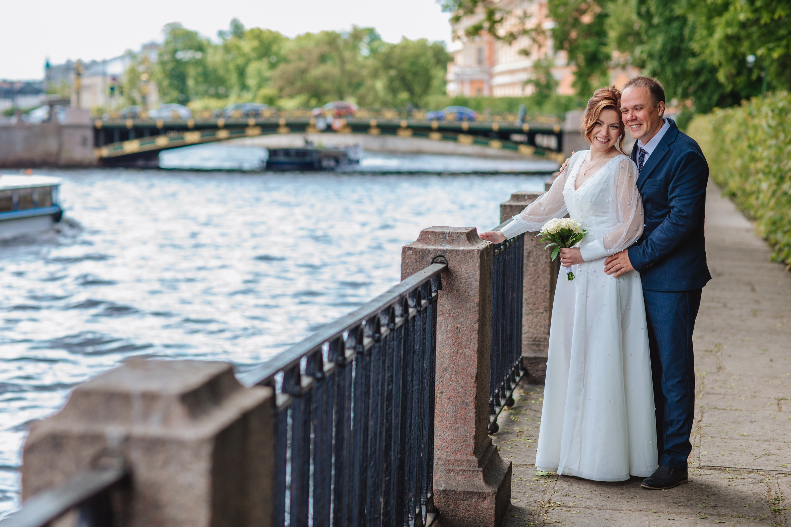 Татьяна и Роман. Регистрация брака во Дворце бракосочения № 2 и прогулка. Свадебный и семейный фотограф в Санкт-Петербурге и Сестрорецке