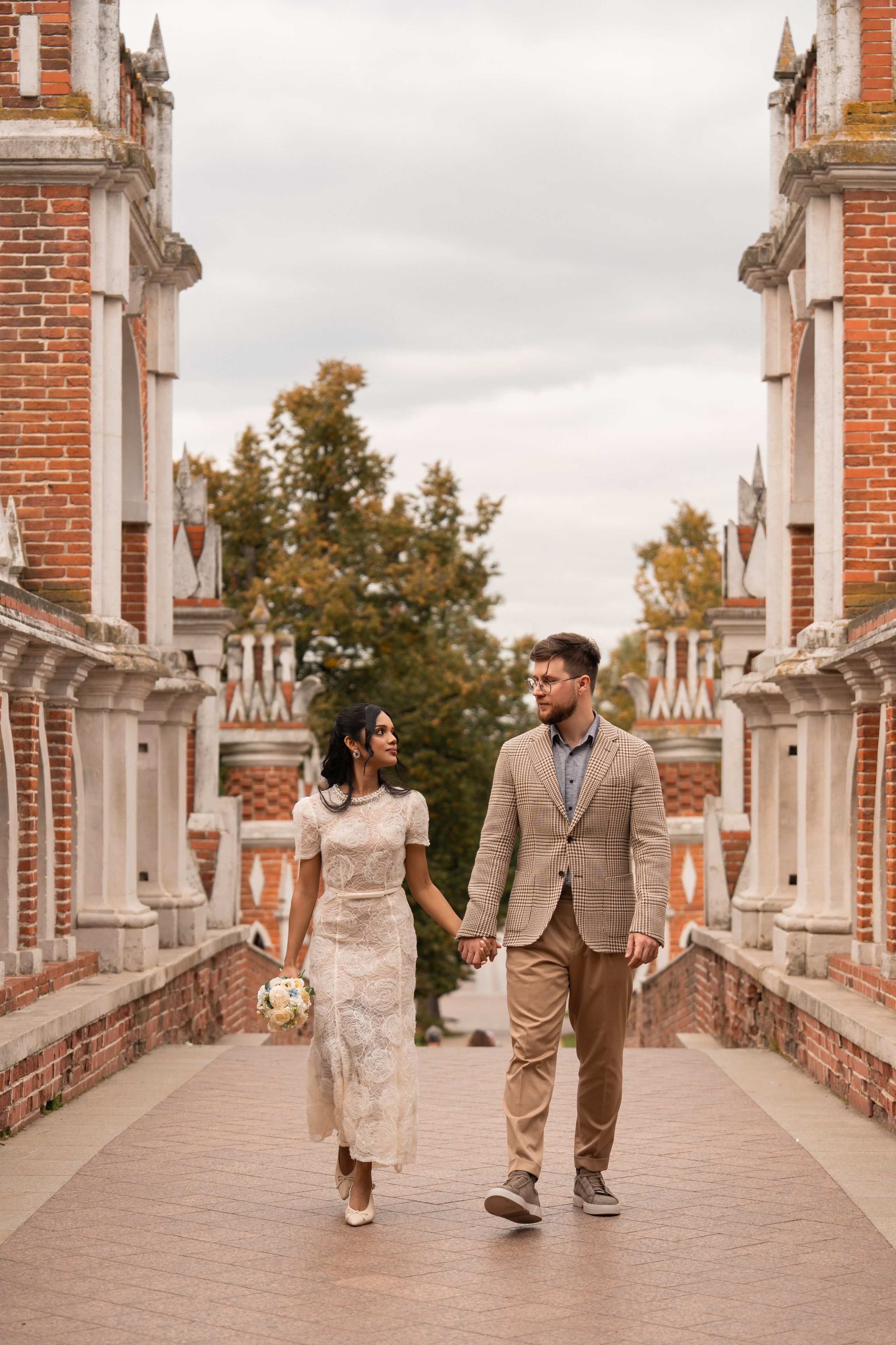 Максим и Харша, Царицыно. Свадебный фотограф в Москве Анна Полушина