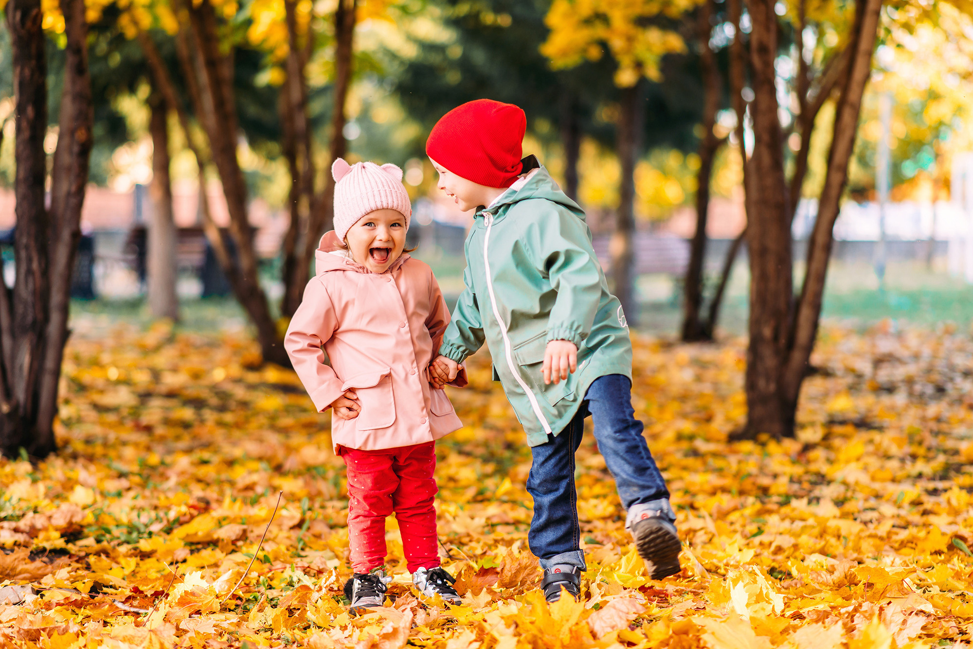 Елисей и Ева в осеннем парке. Свадебный и семейный фотограф в Стерлитамаке, Салавате. Илья Антохин