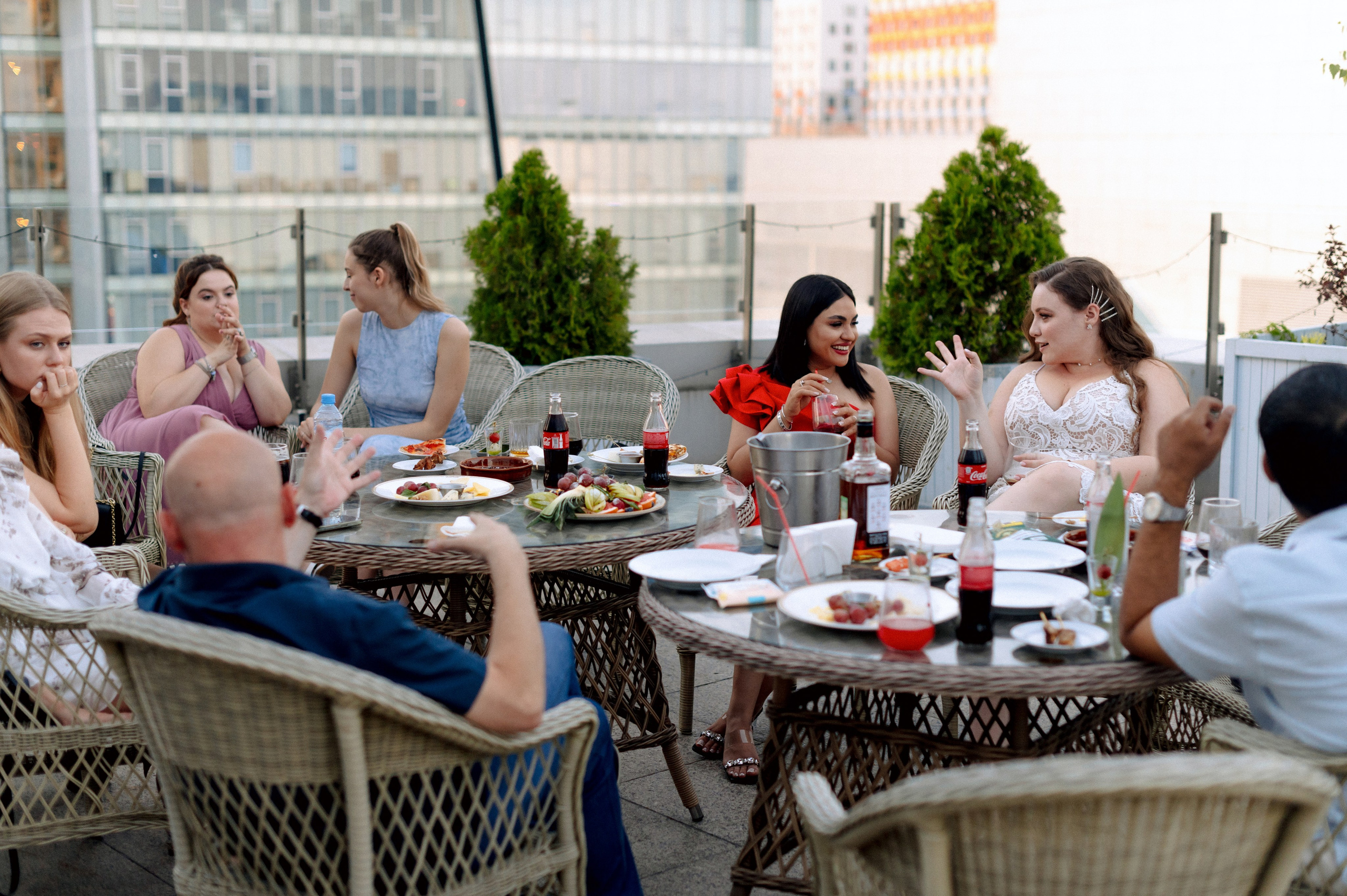Rooftop party. Шашкова Вероника / Свадебный и семейный фотограф Москва и Ярославль