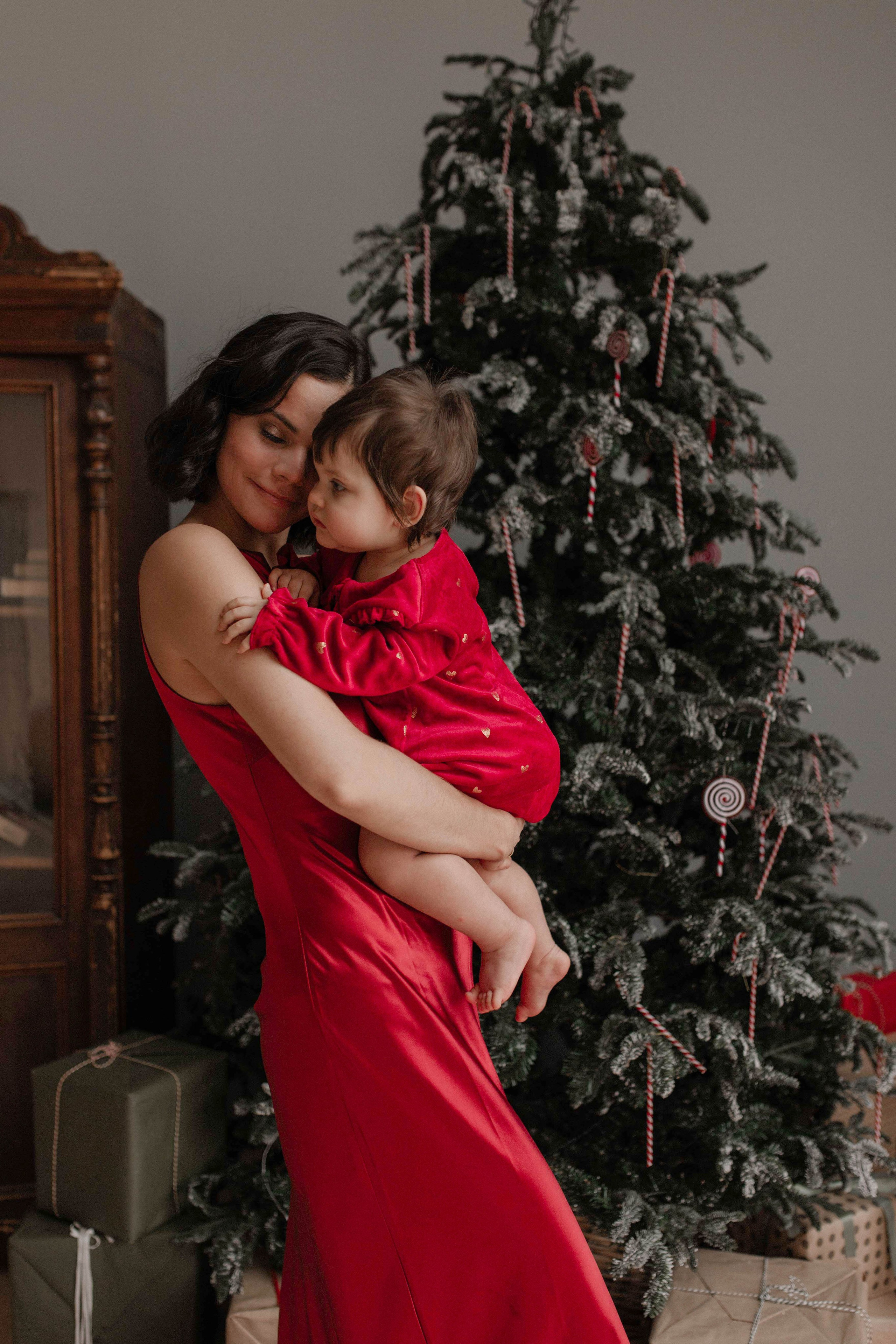Новогодняя семейная. Детский и семейный фотограф, съемка новорожденных Москва