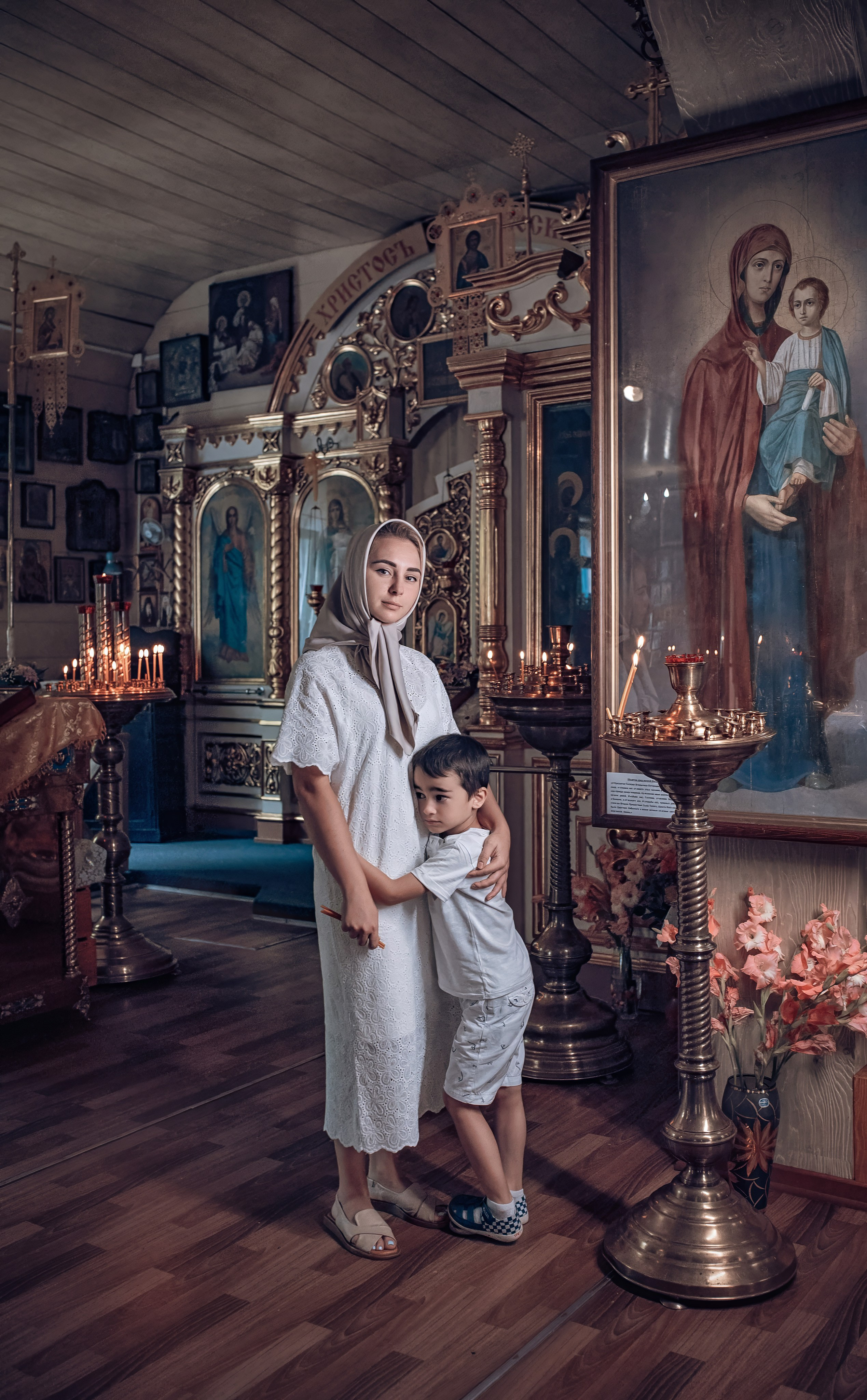 Съемка таинства крещения в храме Николая Чудотворца Красноярск. Фотографы крещения/венчания  Красноярск Татьяна и Вячеслав Переваловы