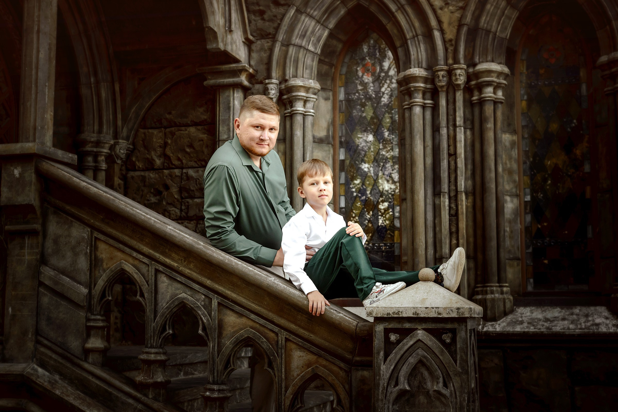 Семейная фотосессия у Замка Гарибальди. Фотограф Оксана Сафонова г. Тольятти