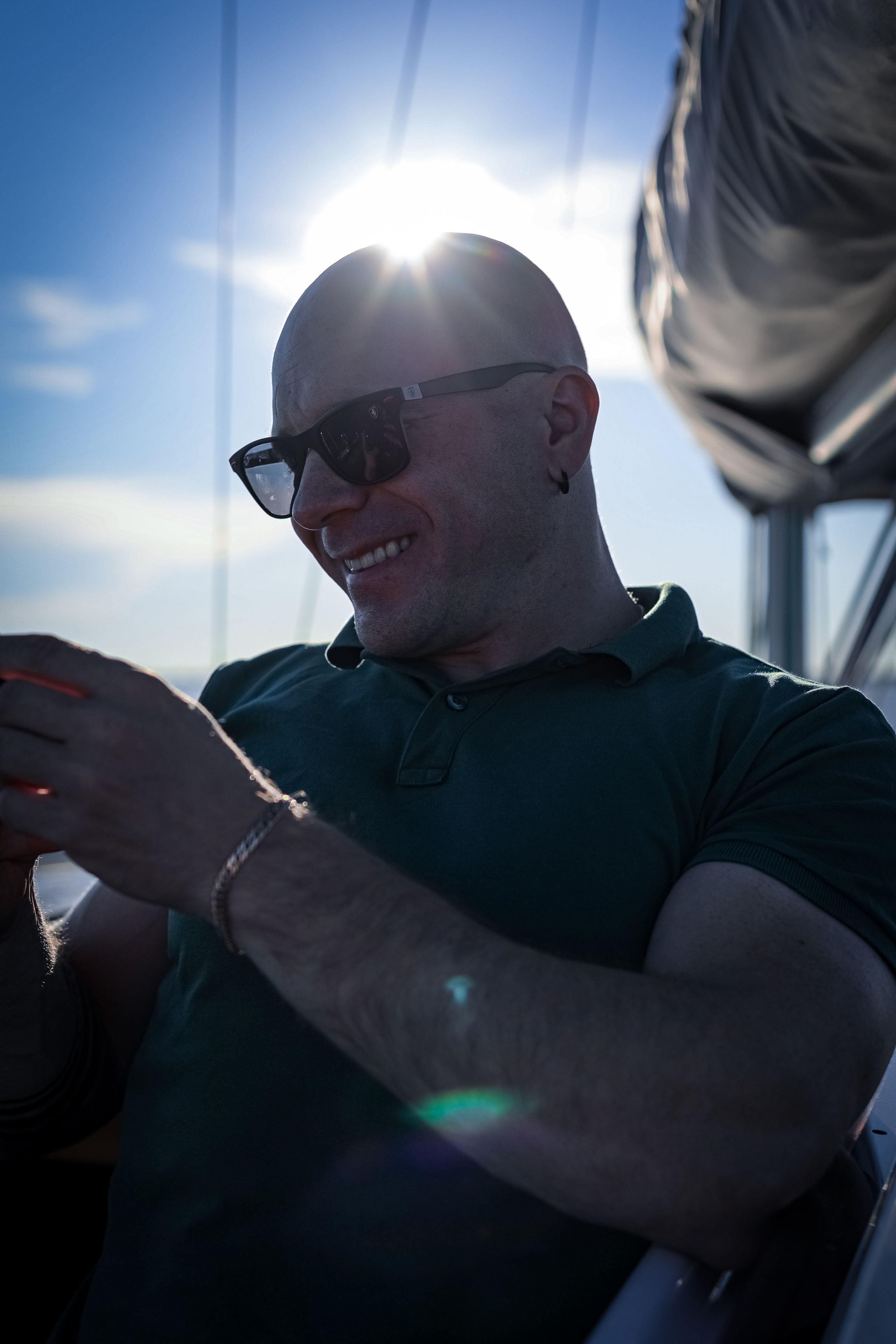 Нина и Денис на яхте. Фотограф г. Хабаровск. Семейные и индивидуальные съёмки