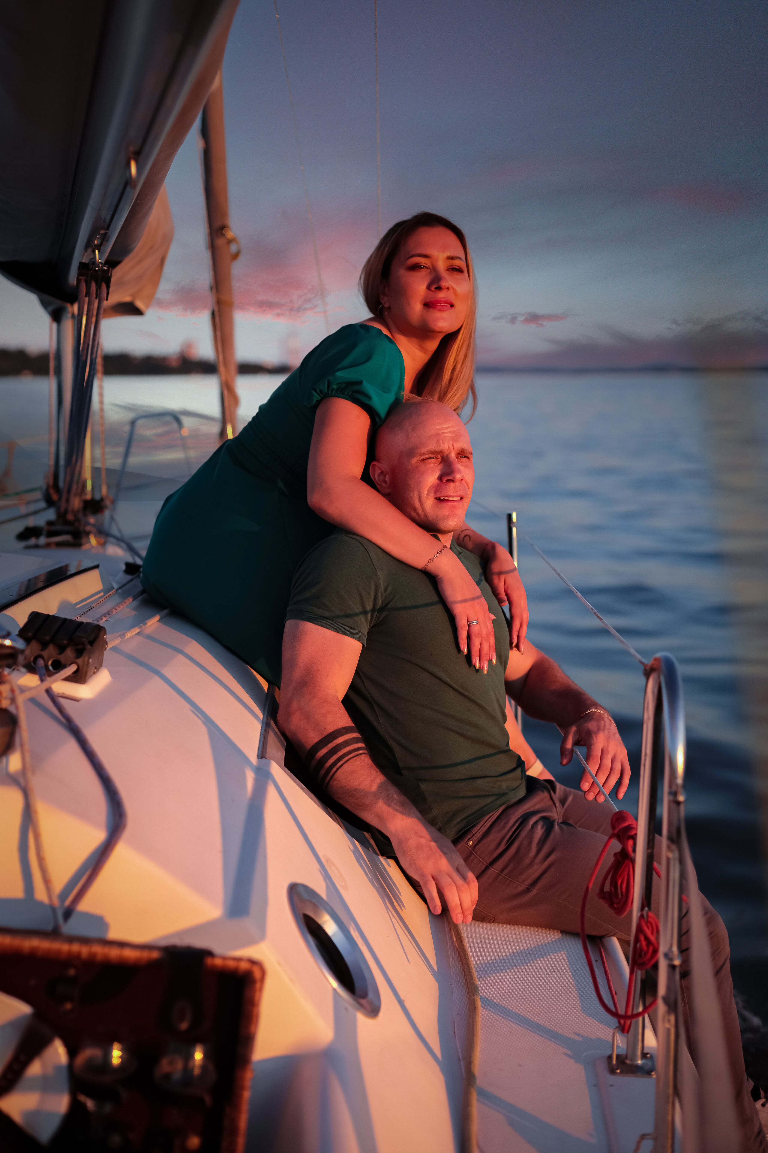 Нина и Денис на яхте. Фотограф г. Хабаровск. Семейные и индивидуальные съёмки