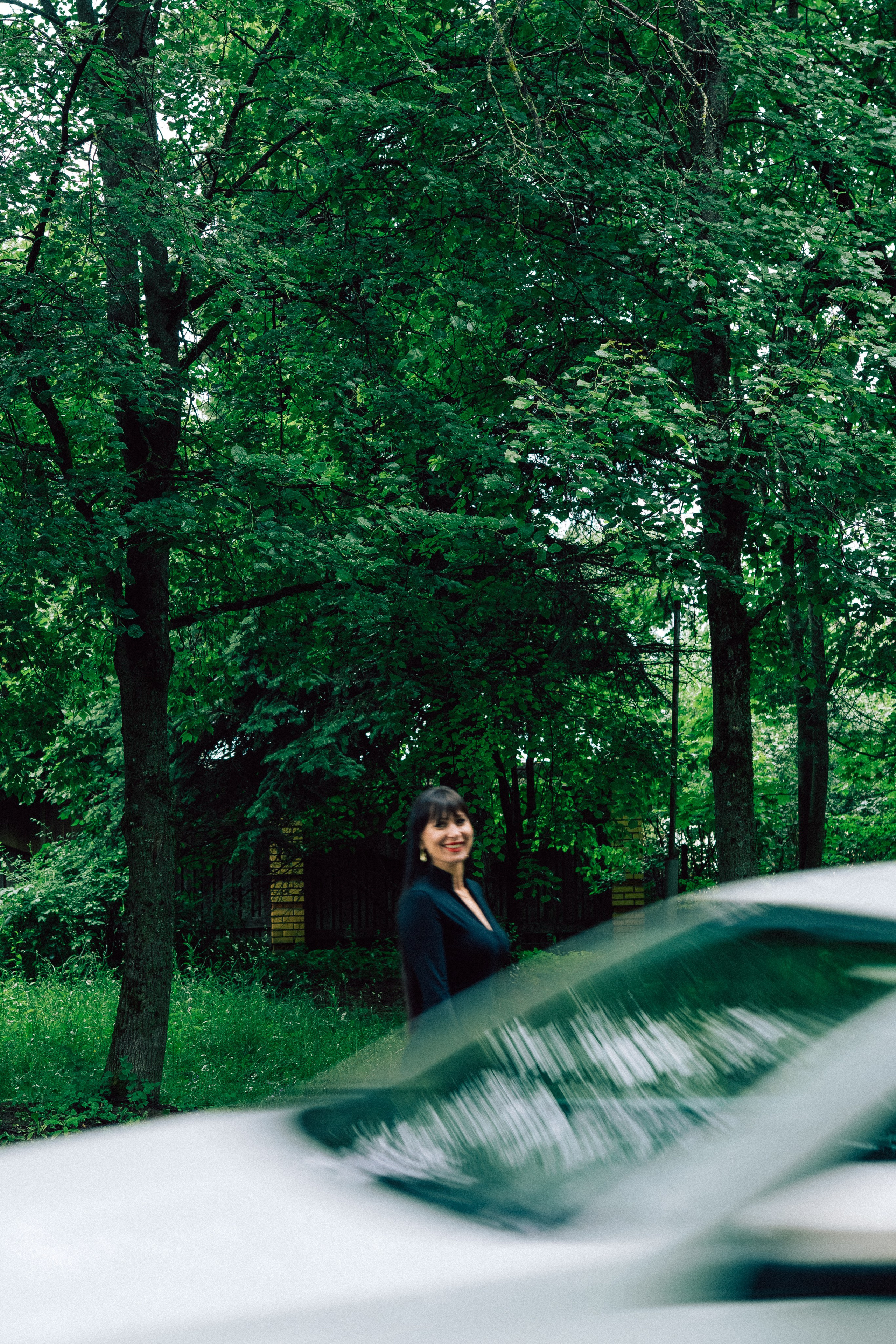 Галина (прогулка под дождём). Фотограф в Москве