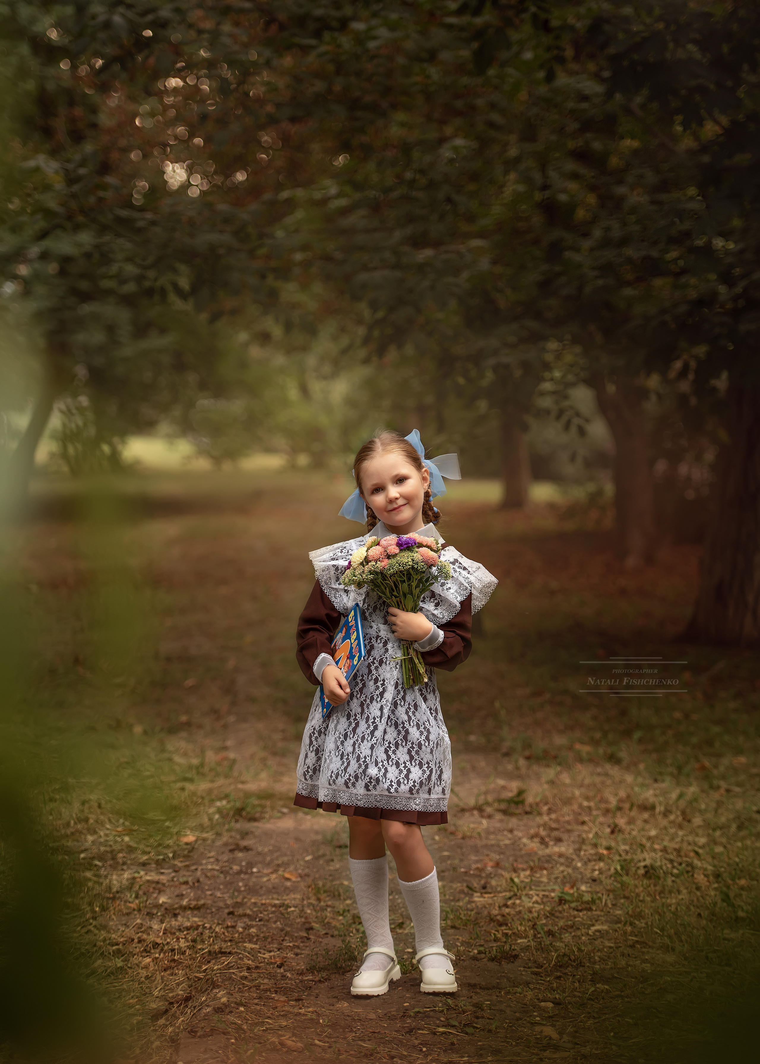 Первоклассница Златочка. Семейный и детский фотограф в Краснодарском крае Натали Фищенко