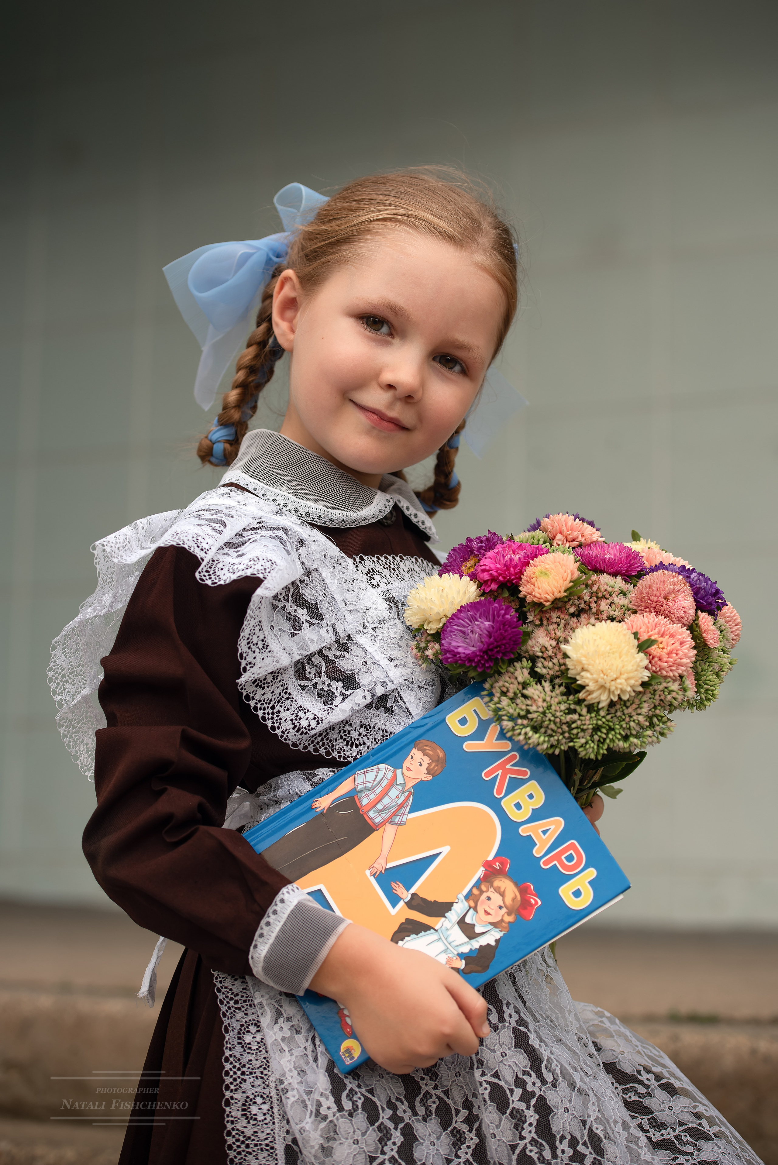 Первоклассница Златочка. Семейный и детский фотограф в Краснодарском крае Натали Фищенко