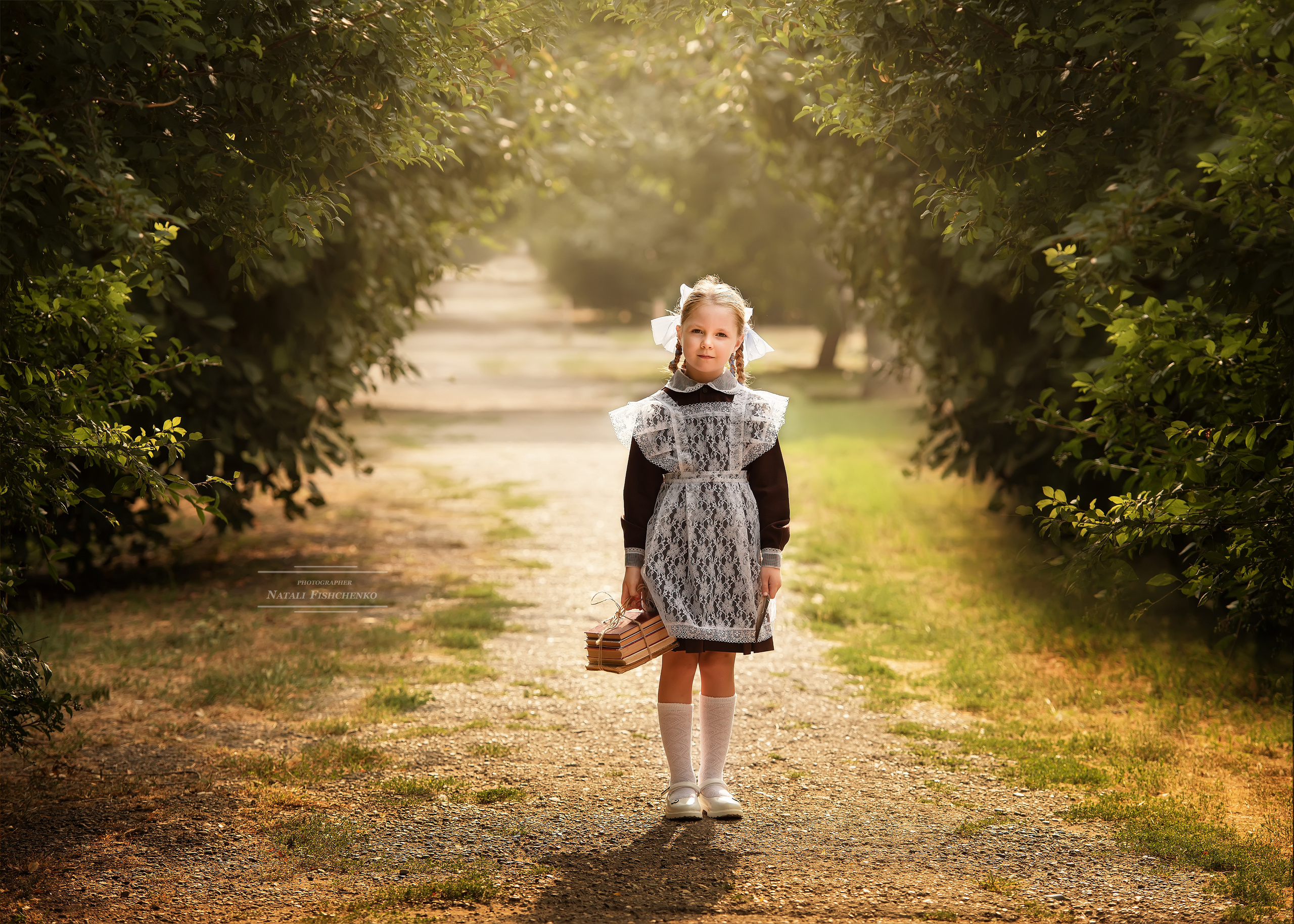 Первоклассница Златочка. Семейный и детский фотограф в Краснодарском крае Натали Фищенко