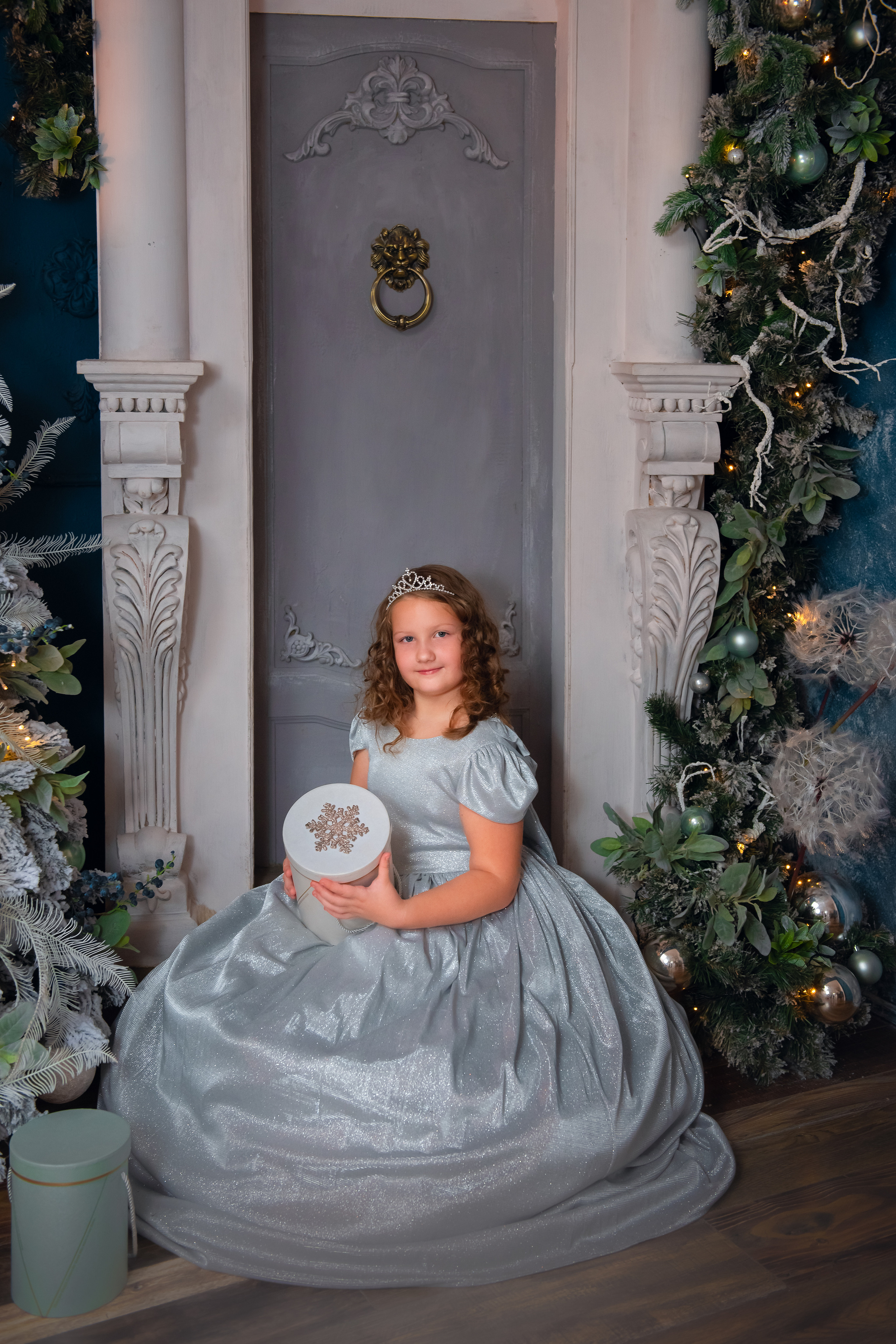 Новогодняя фотосессия для сестренок. Семейный и детский фотограф в Краснодарском крае Натали Фищенко