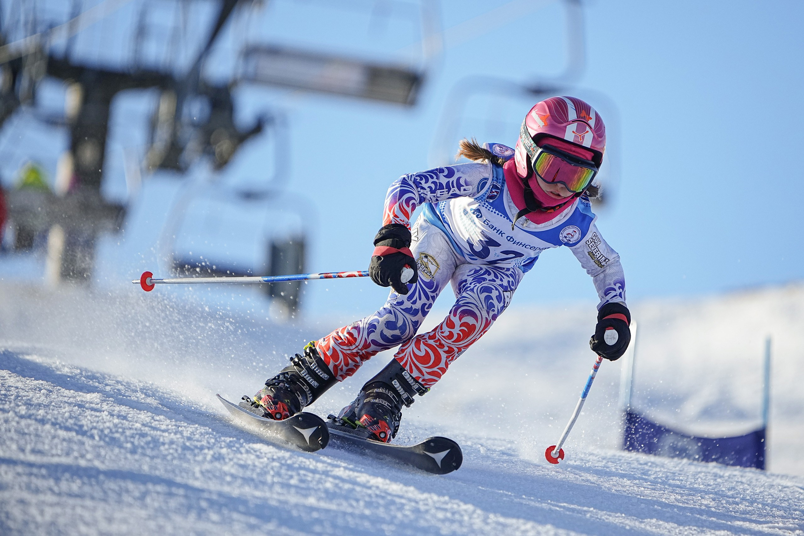 Первенство Дмитровского городского округа по горнолыжному спорту «Памяти А. Жирова» GS U10, U12. Фотограф Студитский Евгений