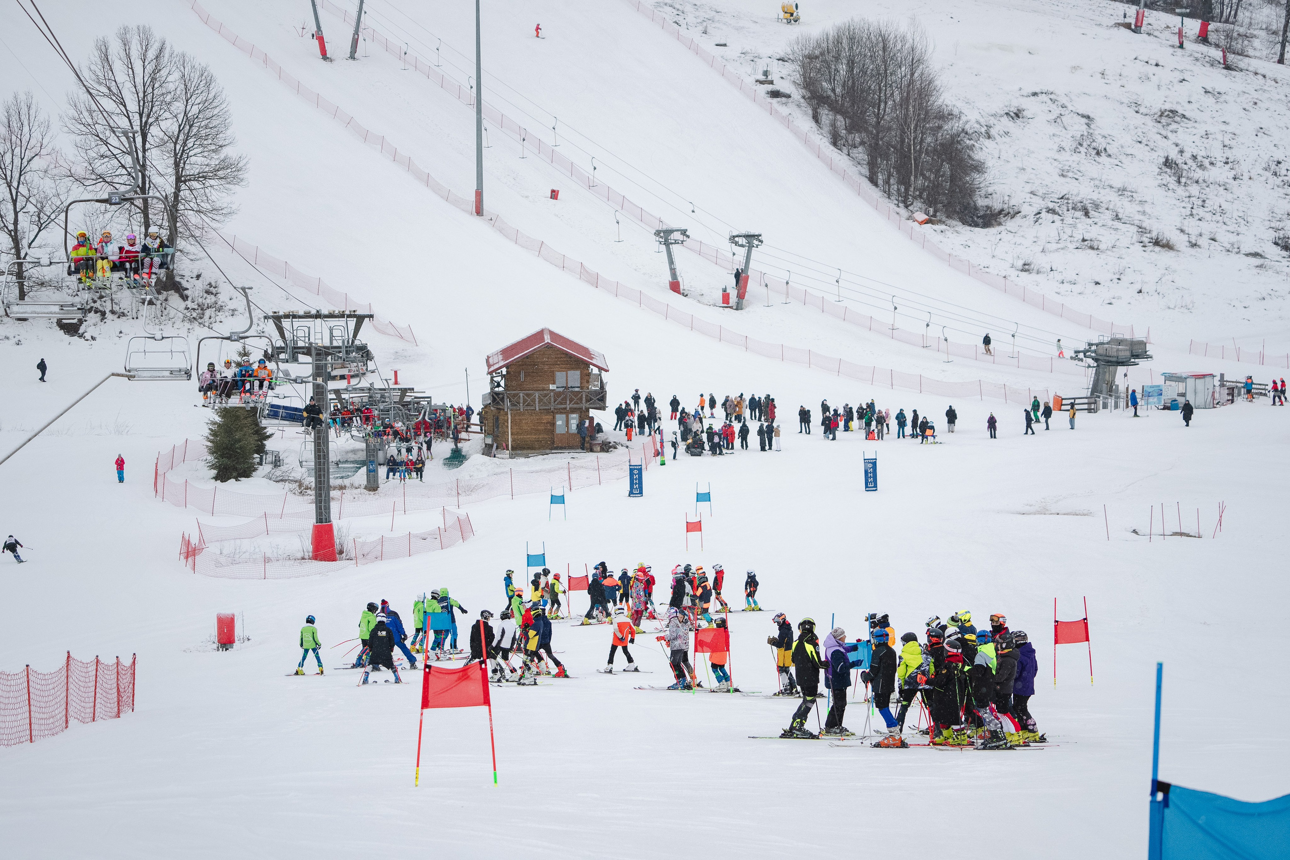 Горные лыжи. Первенство Центрального Федерального Округа. GS U14 Шуколово. Фотограф Студитский Евгений