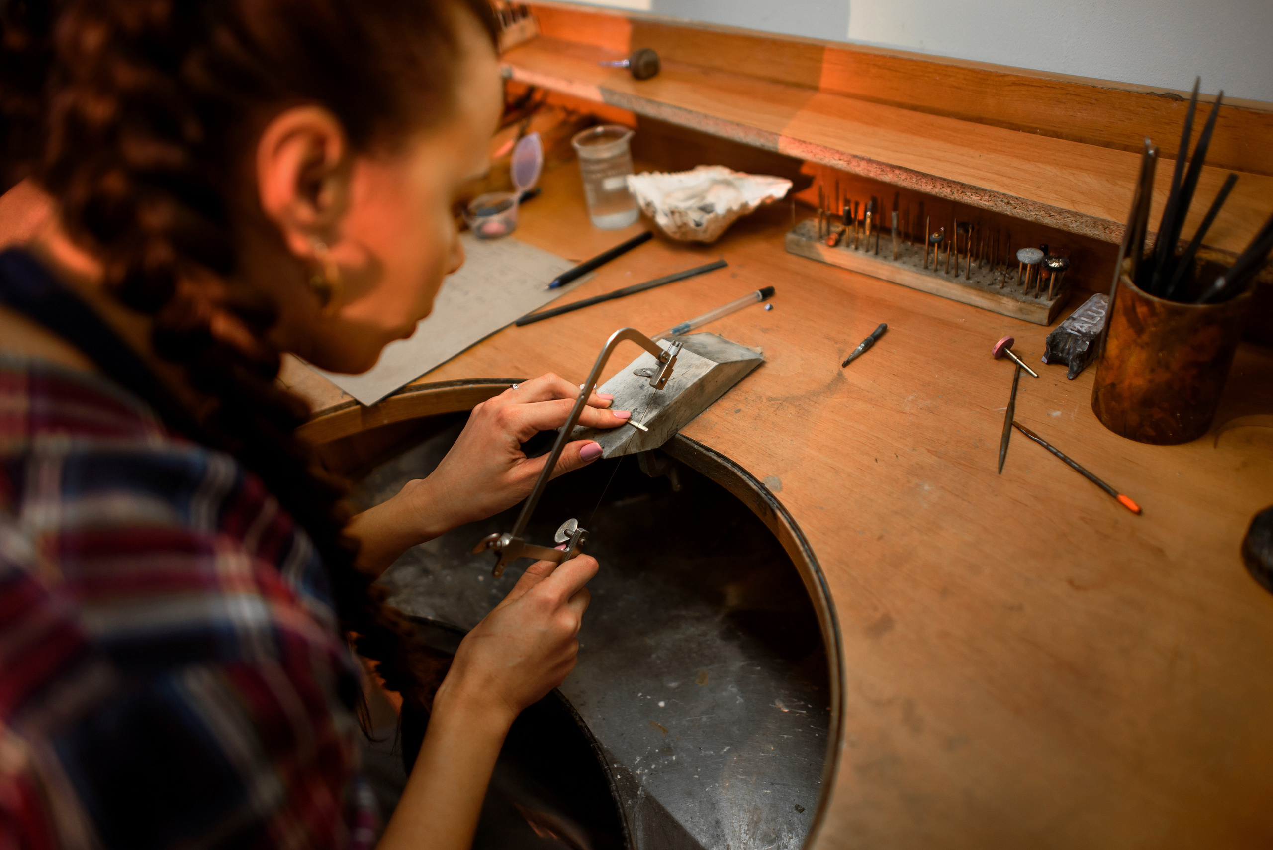 Ювелирная мастерская. Фотограф Евгений Меркулов