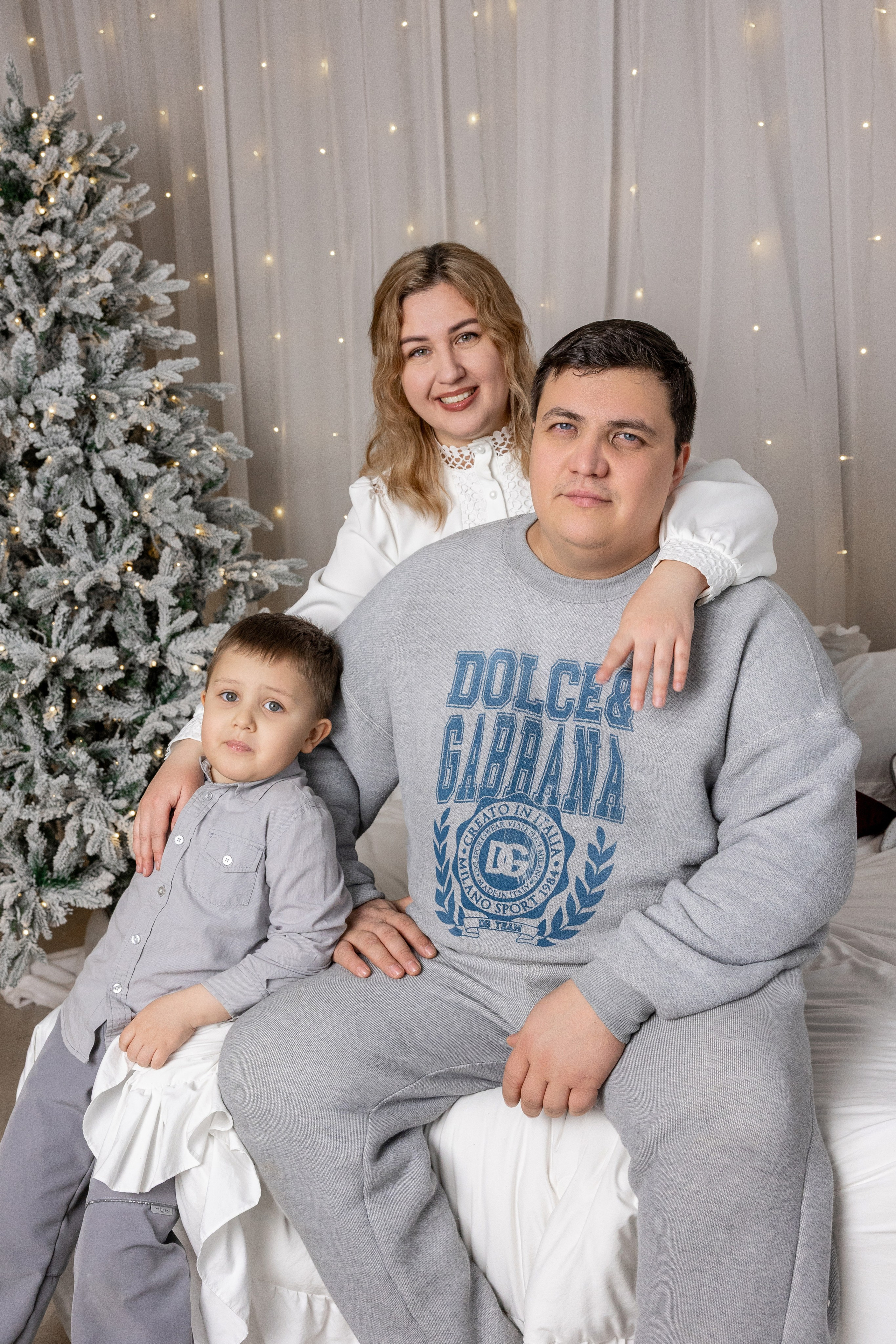 Рождественская семейка. Фотограф Екатерина Голицына