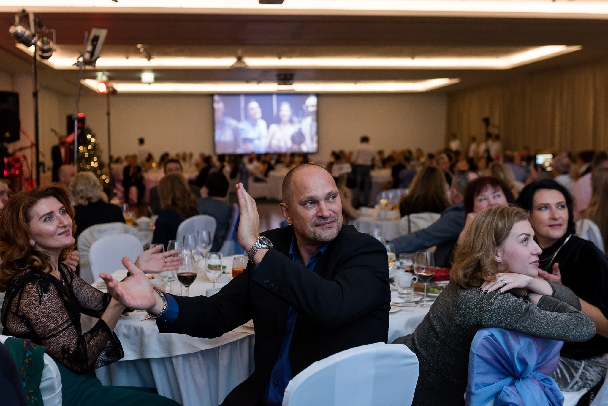 Новый Год авиадиспетчеров в Crowne Plaza. Свадебный и семейный фотограф из Санкт-Петербурга Климов Анатолий