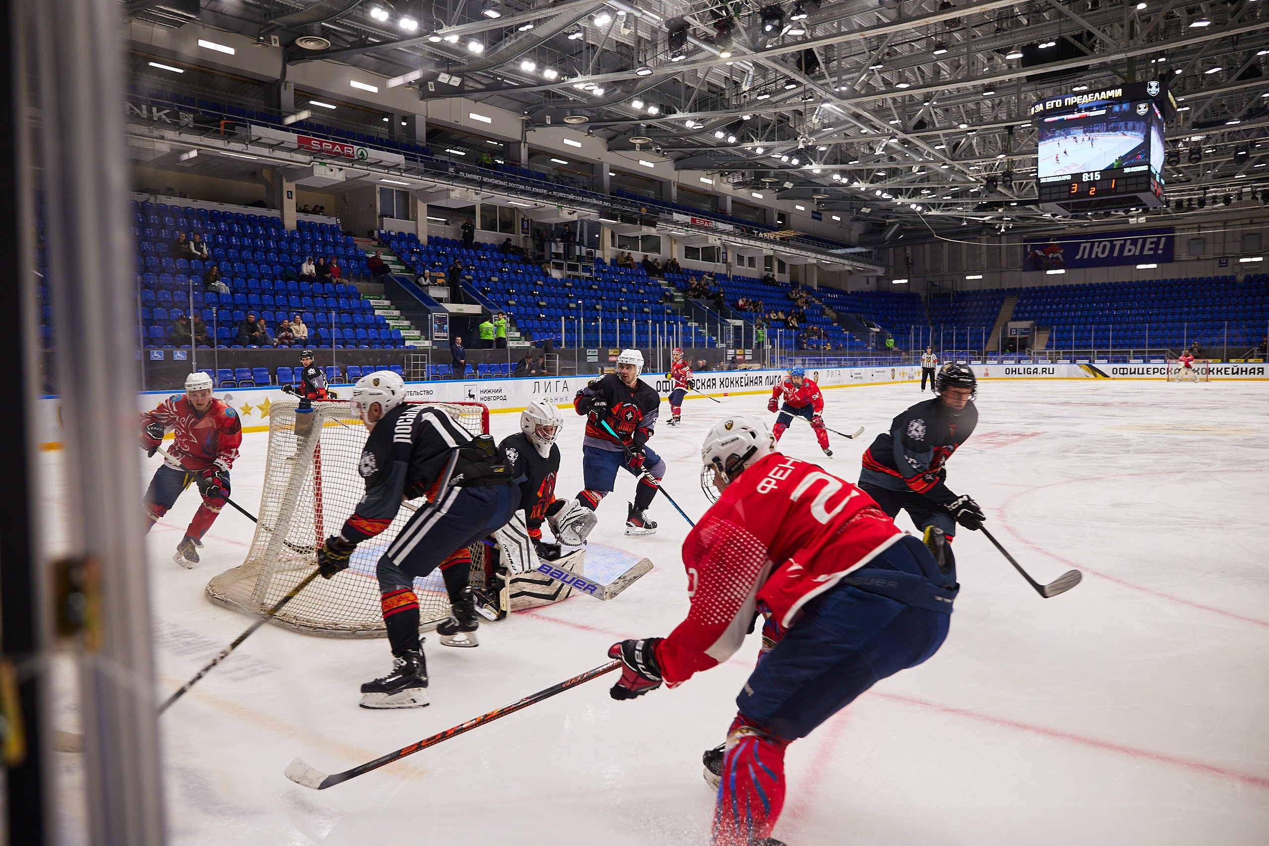 Репортаж. Офицерская хоккейная лига 2025 год. Спортивный фотограф Некрасов Денис