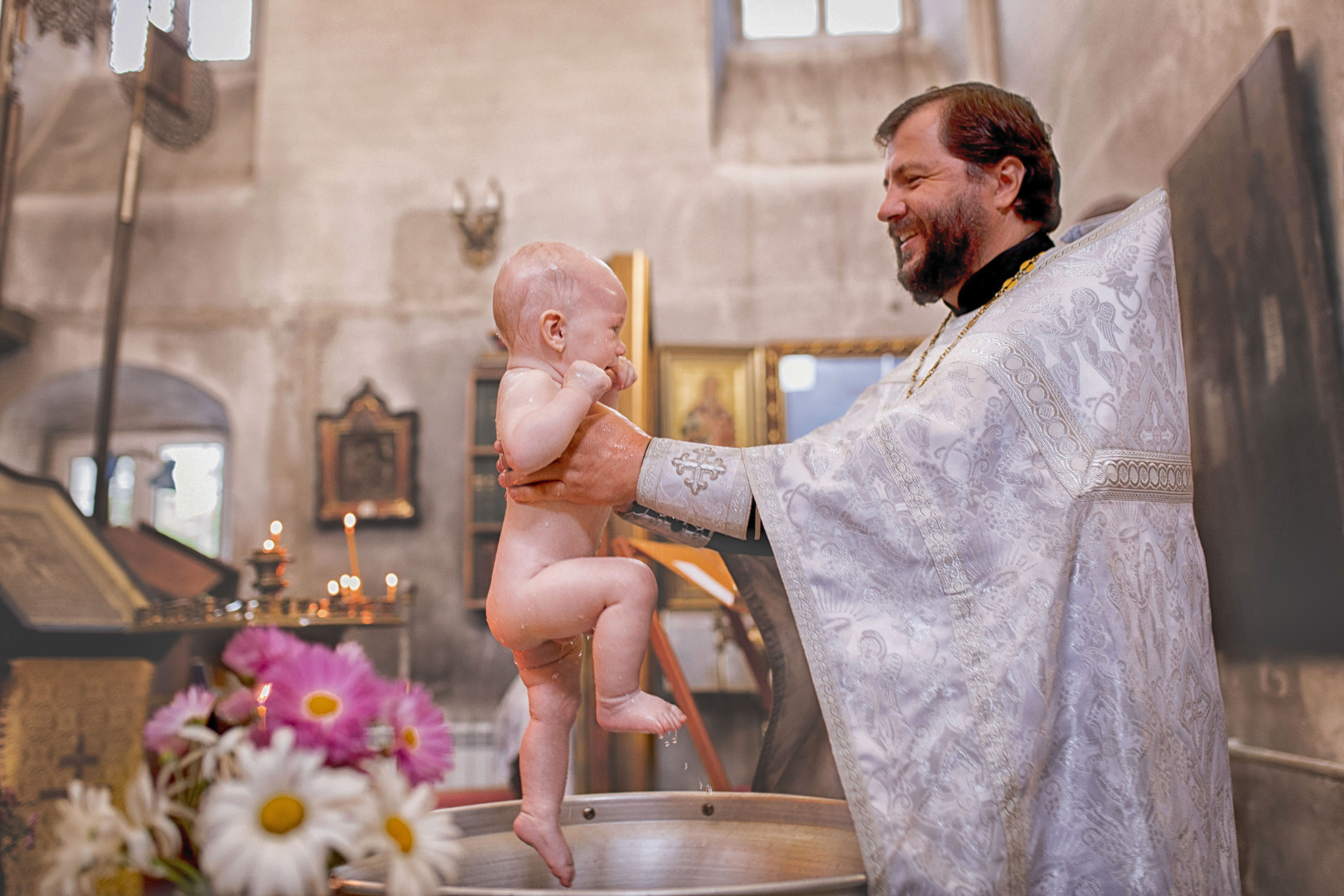 Крещение. Детский и семейный фотограф в Екатеринбурге. Студия «Сюжеты»