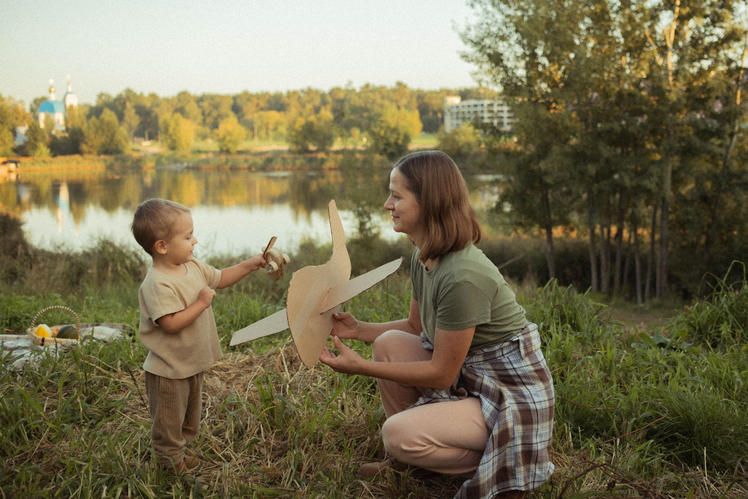 Семейная фотосессия на природе. Семейный фотограф в Железнодорожном Масаева Елена