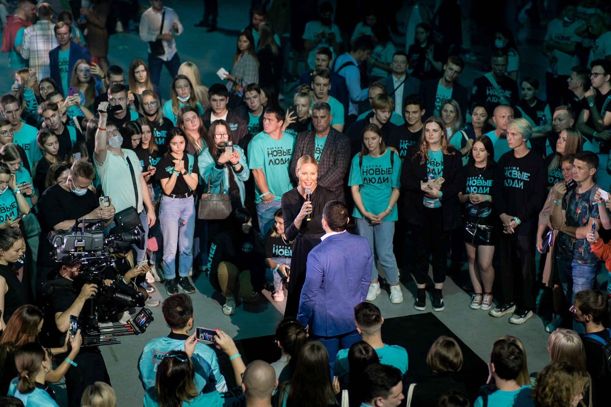 Съезд партии «Новые люди». Репортажный фотограф Денис Тихомиров. Москва