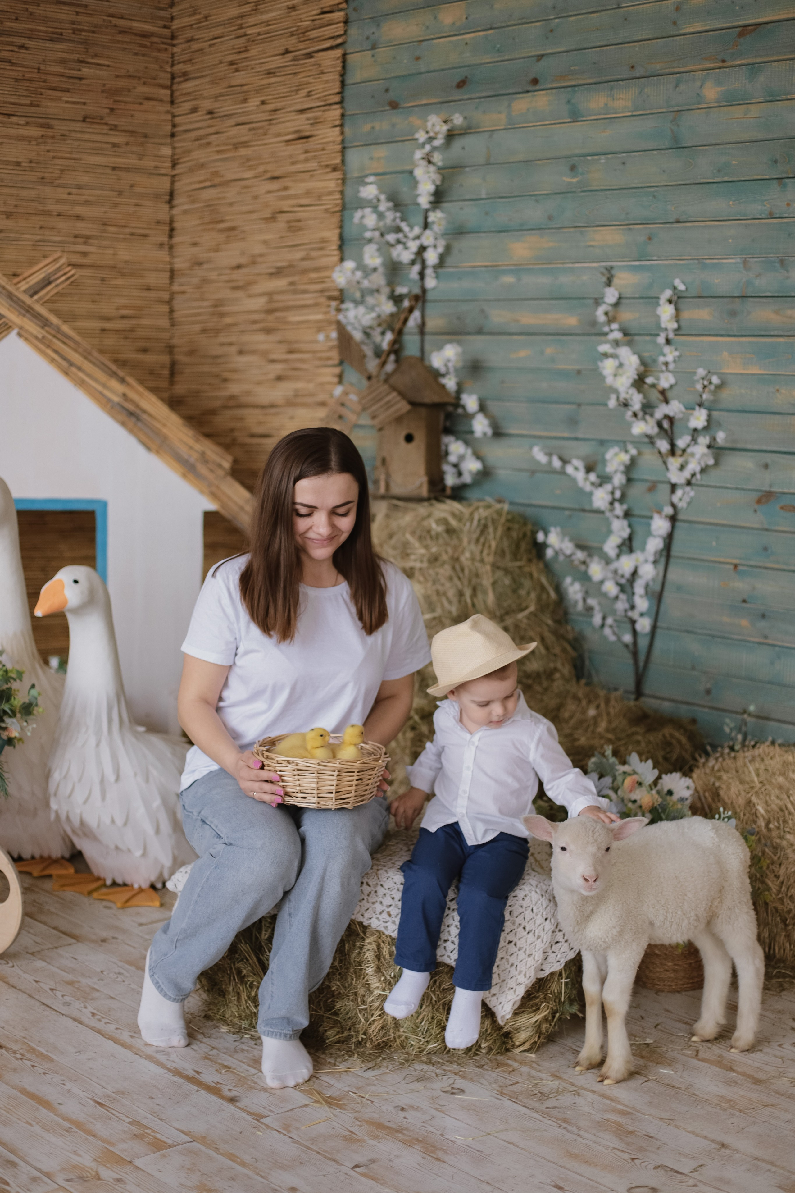 Юля и Максим — с утятами и барашком. Свадебный, семейный и детский фотограф в Люберцах Зайцева Анастасия