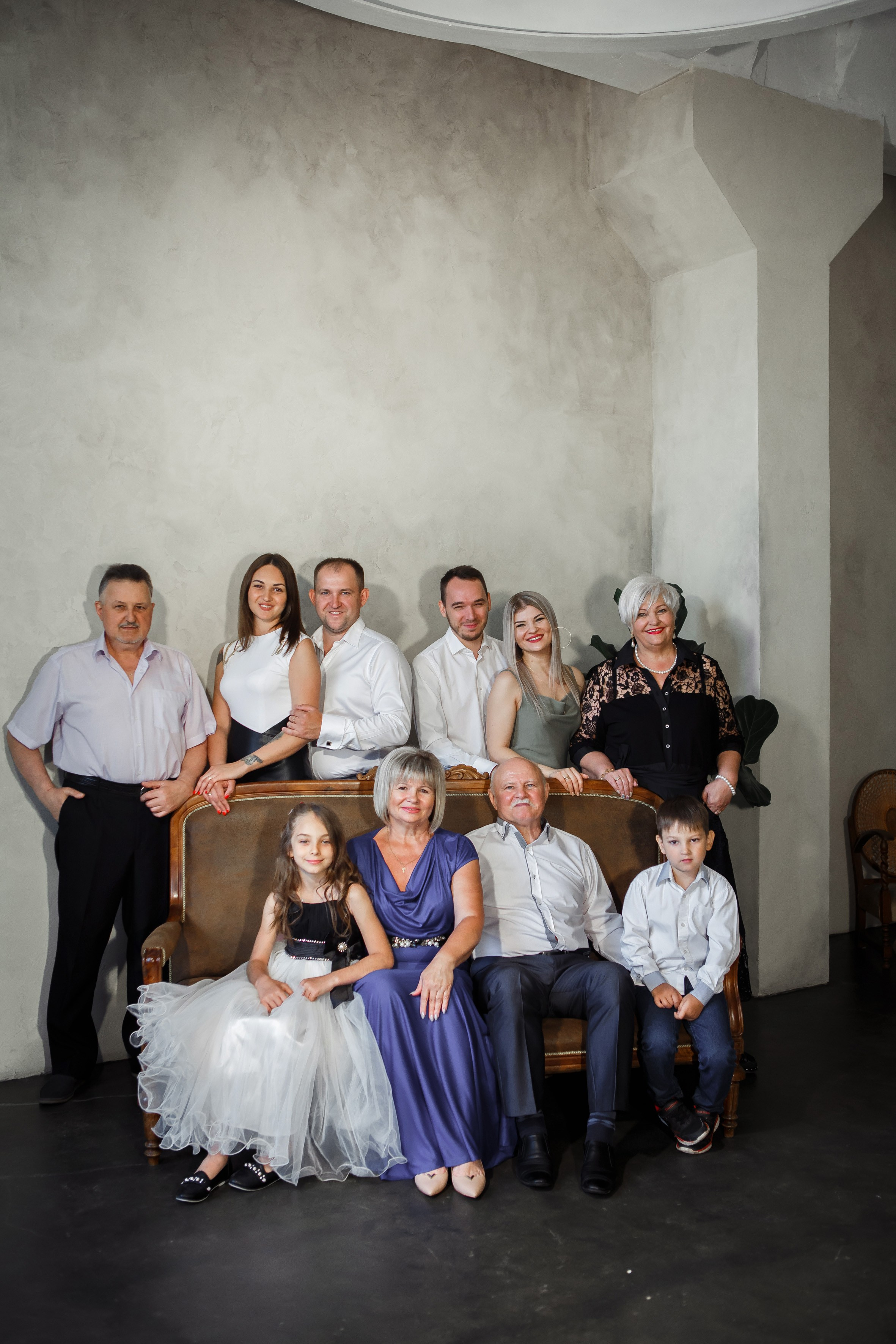 Очень большая семья, личные и парные портреты. Свадебный и портретный Фотограф в Липецке Дмитрий Котюков