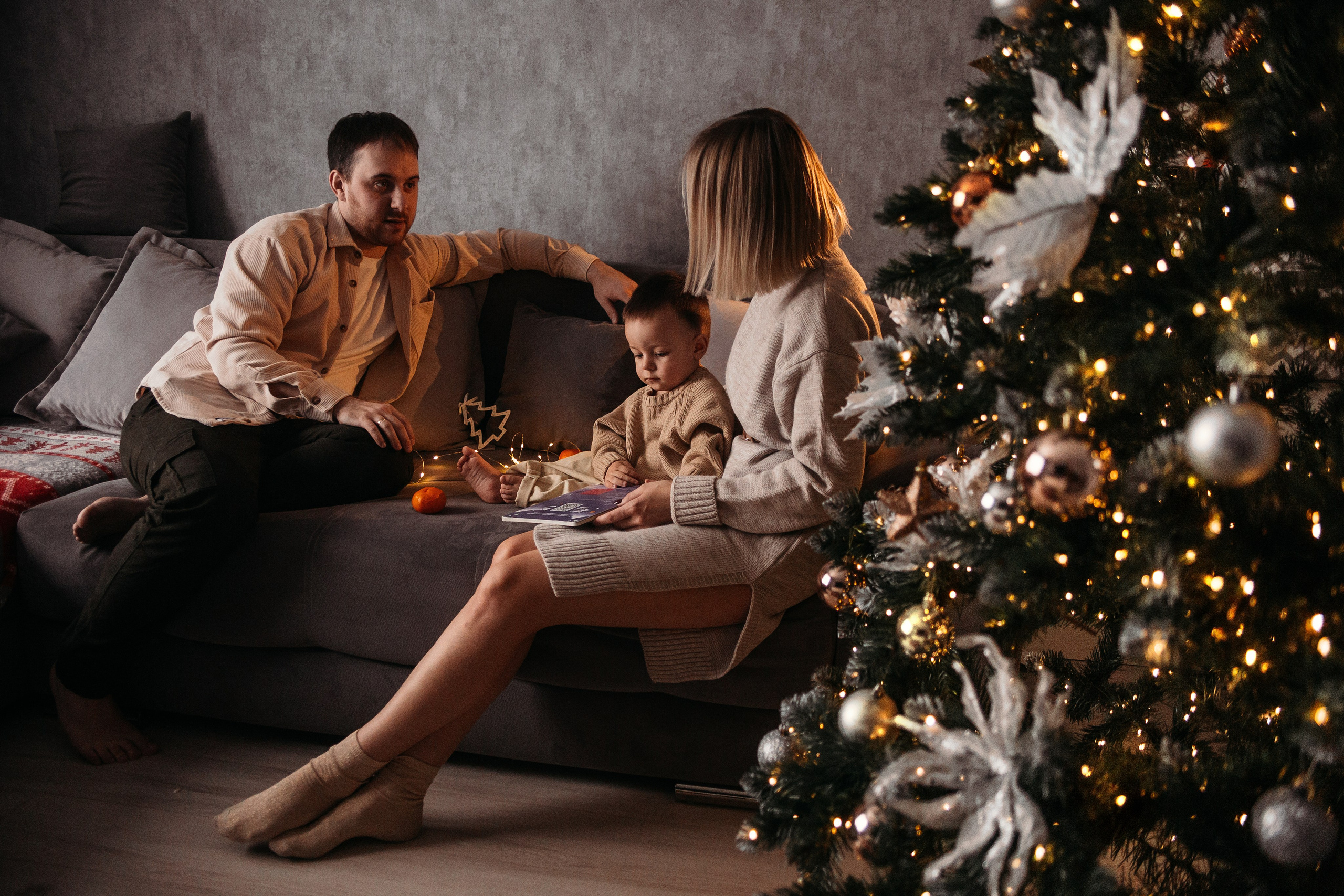 Новогодние домашние съемки. Семейный фотограф Марина Платонова