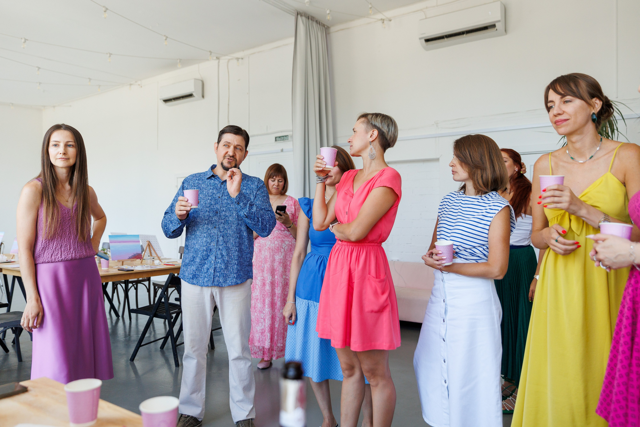 Девичник. МК по живописи. Фотограф Шейдаев Эмин г. Волгоград