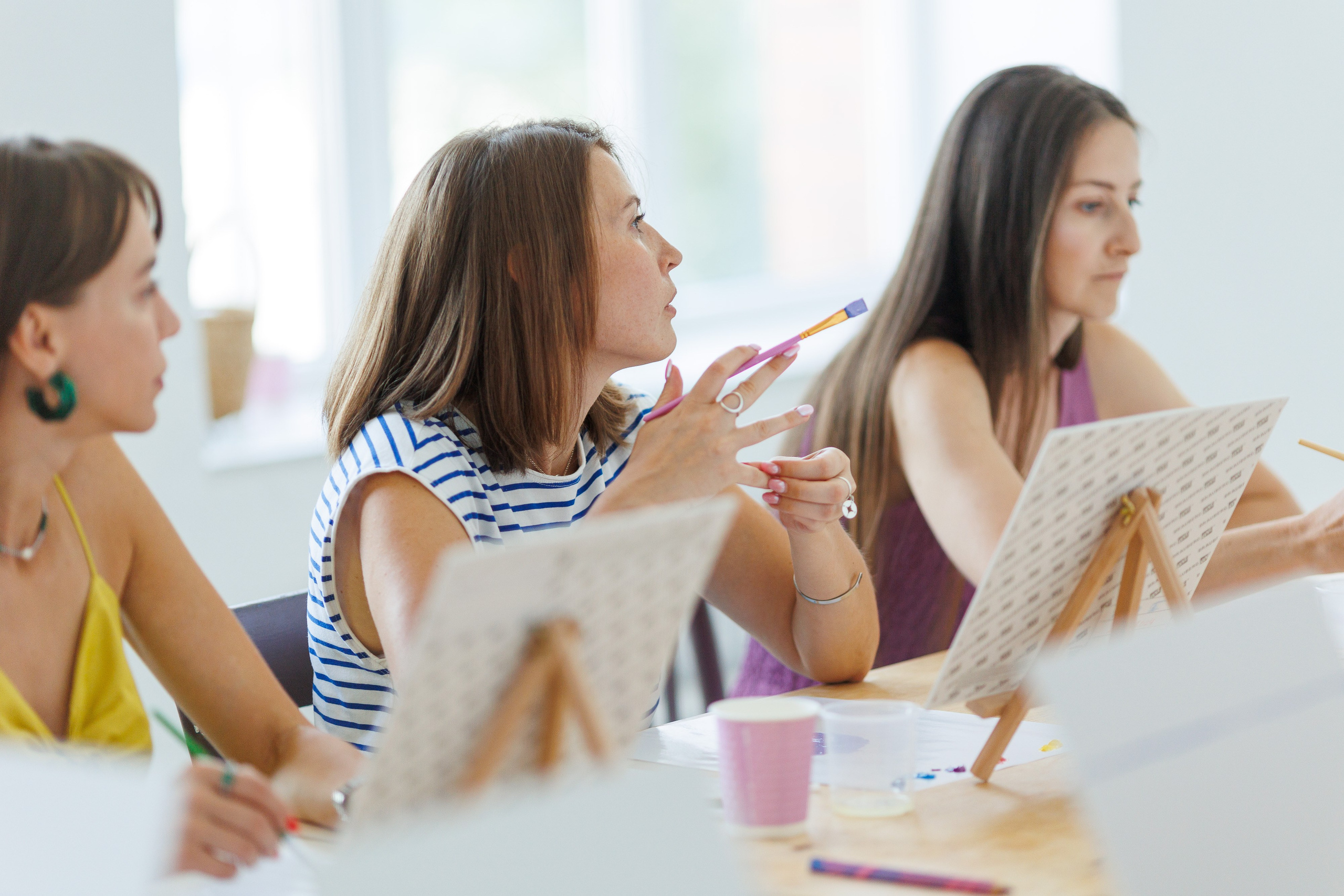 Девичник. МК по живописи. Фотограф Шейдаев Эмин г. Волгоград