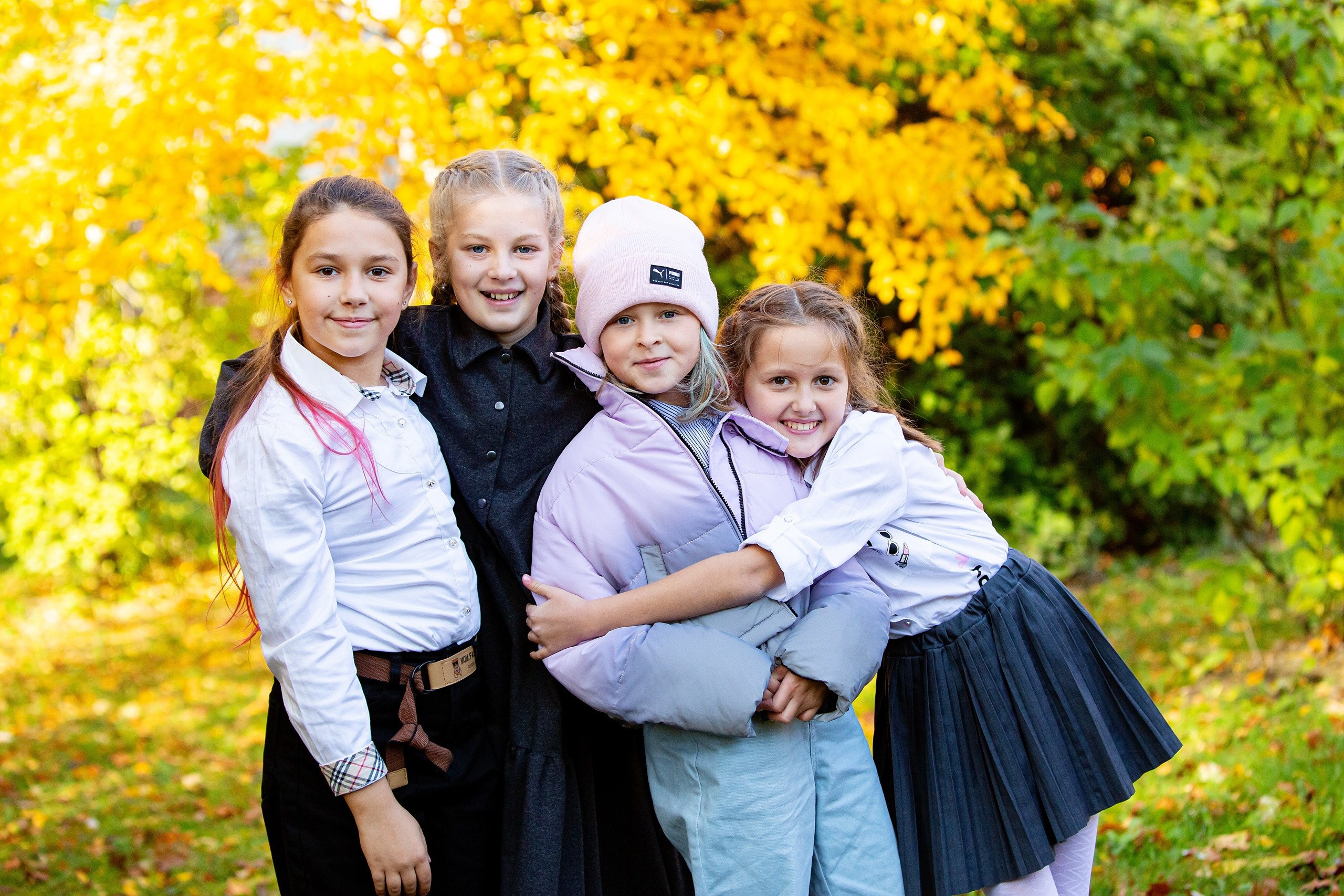 Осень. Начальная школа. Свадебный, семейный, детский фотограф в Санкт-Петербурге