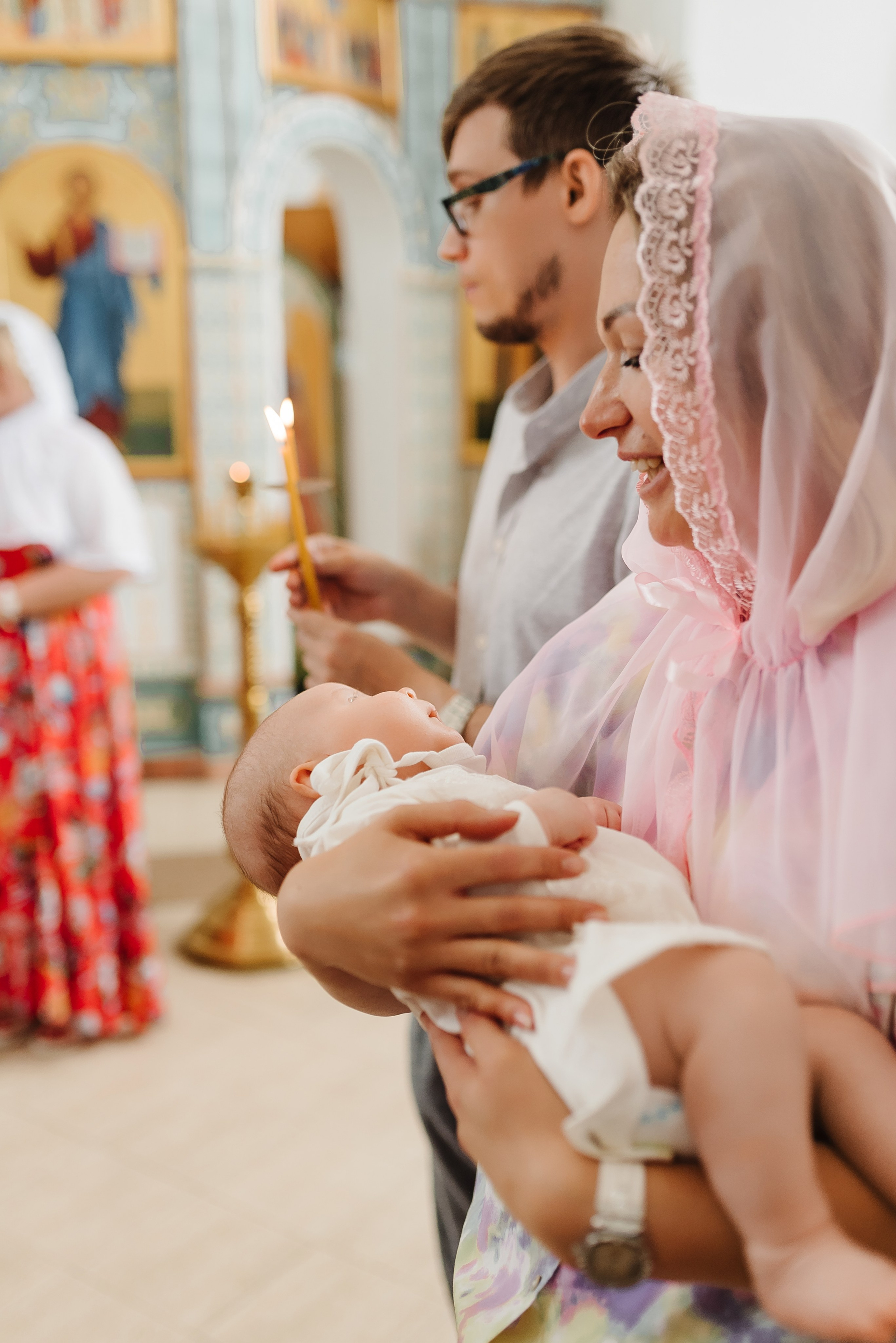 Фотосессия крещения ребенка Ногинск. Свадебный и женский фотограф город Электросталь и Ногинск