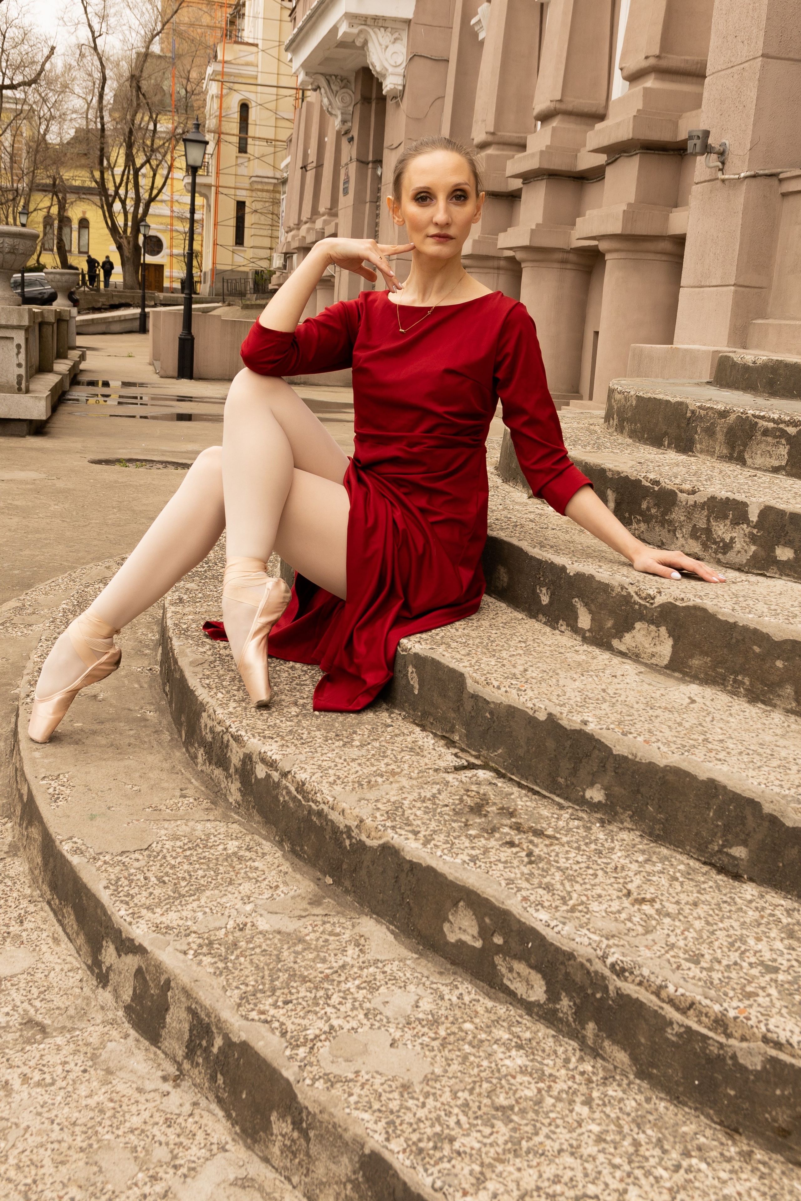 Балерина в городе. Фотограф Владивосток