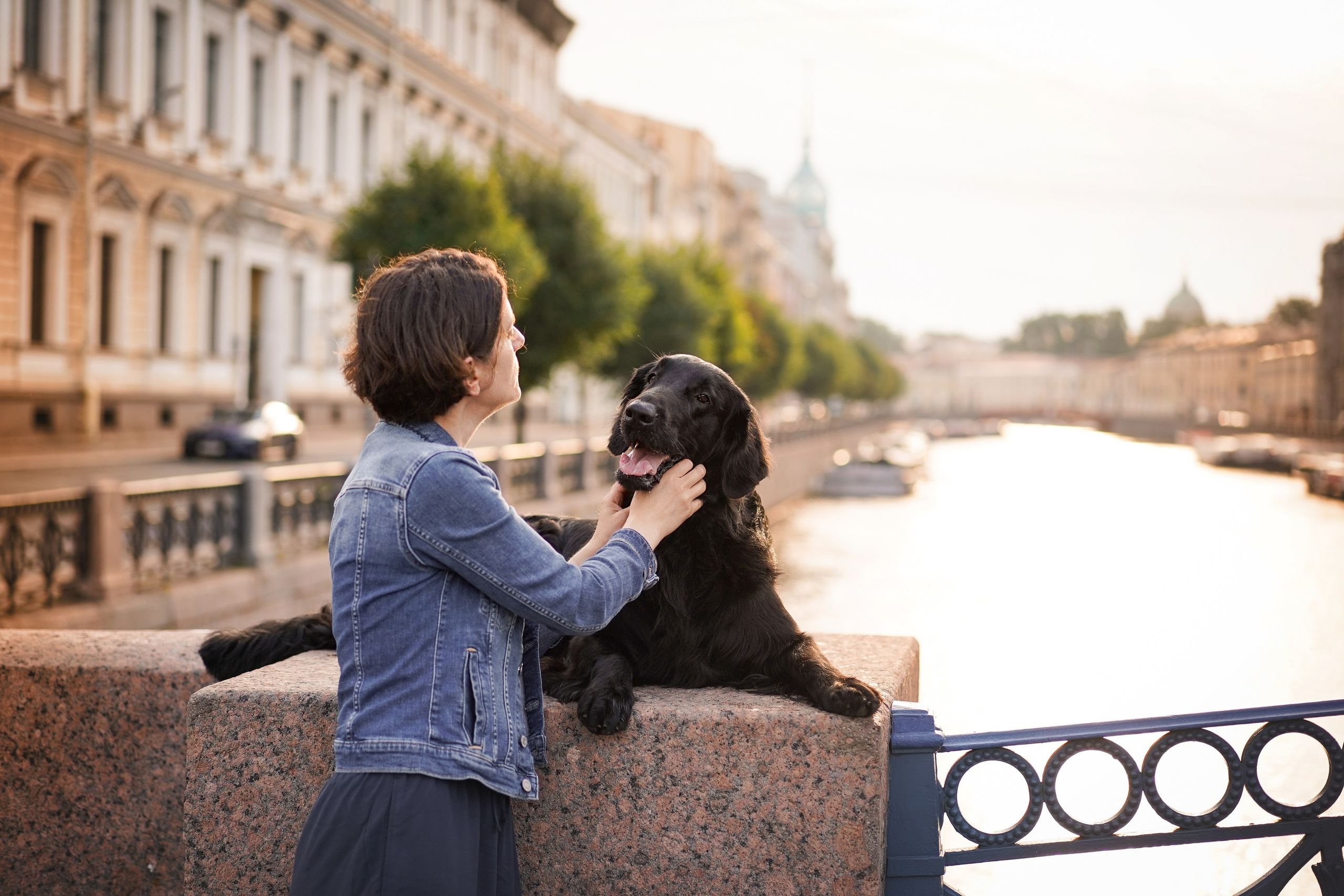 Анна и Мустик. Фотограф-анималист в Санкт-Петербурге Яна Мартынова