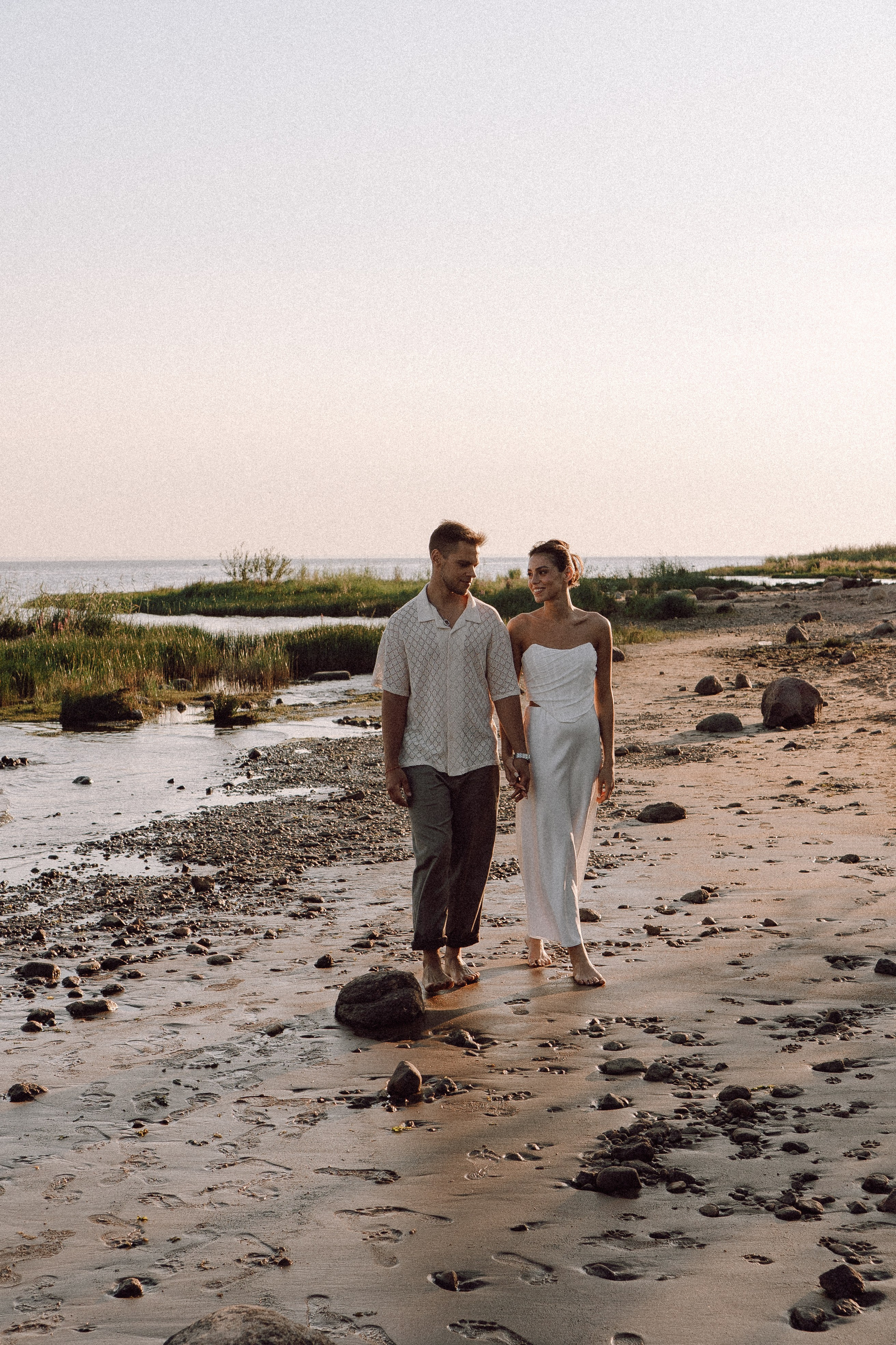 СВАДЕБНАЯ ФОТОСЕССИЯ ВЫЕЗДНОЙ ЦЕРЕМОНИИ (ФИНСКИЙ ЗАЛИВ). Профессиональный фотограф, Санкт-Петербург — Виктория Богомолова