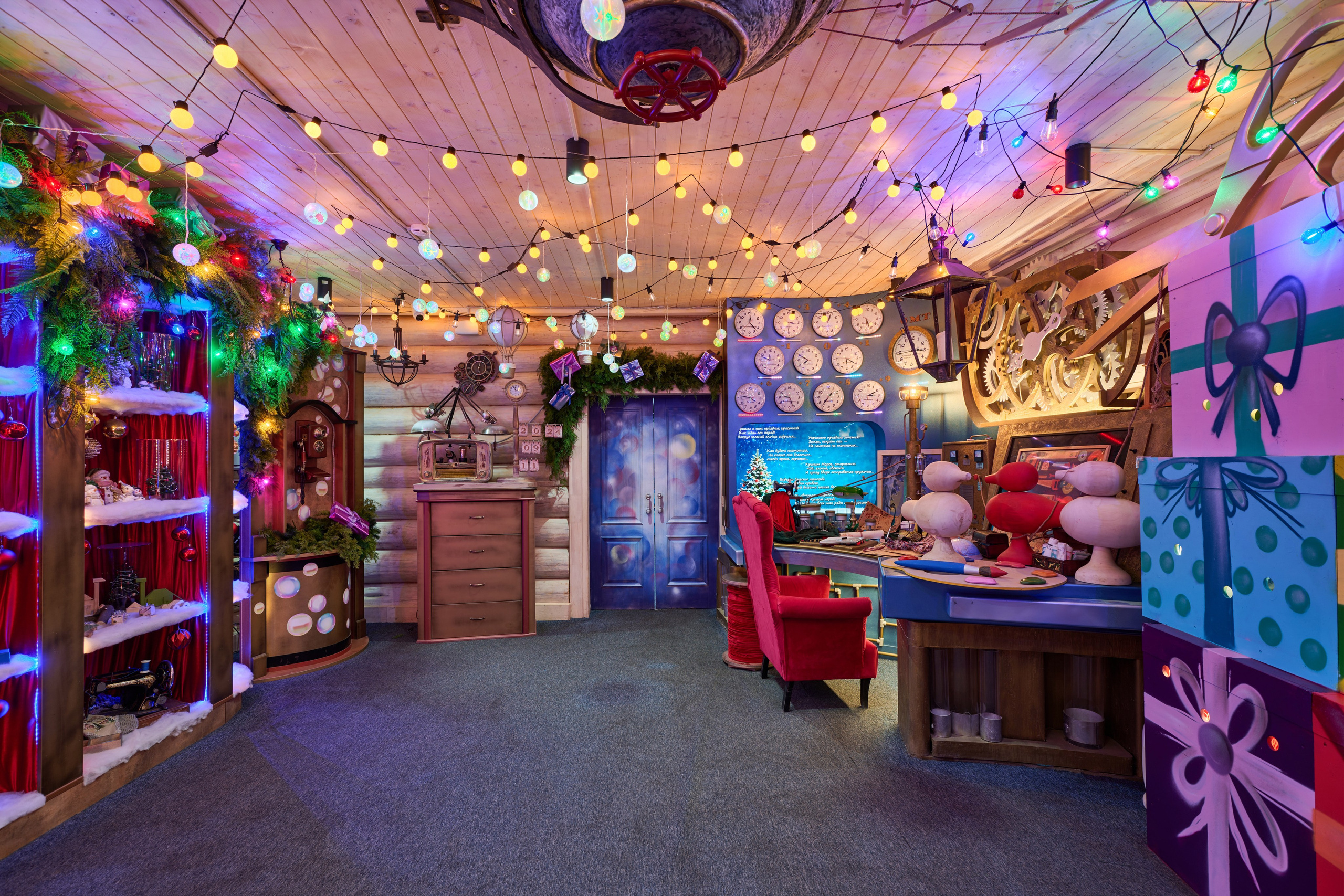 Интерьеры Усадьбы Деда Мороза. Никита Хохловский фото и видео продакшн