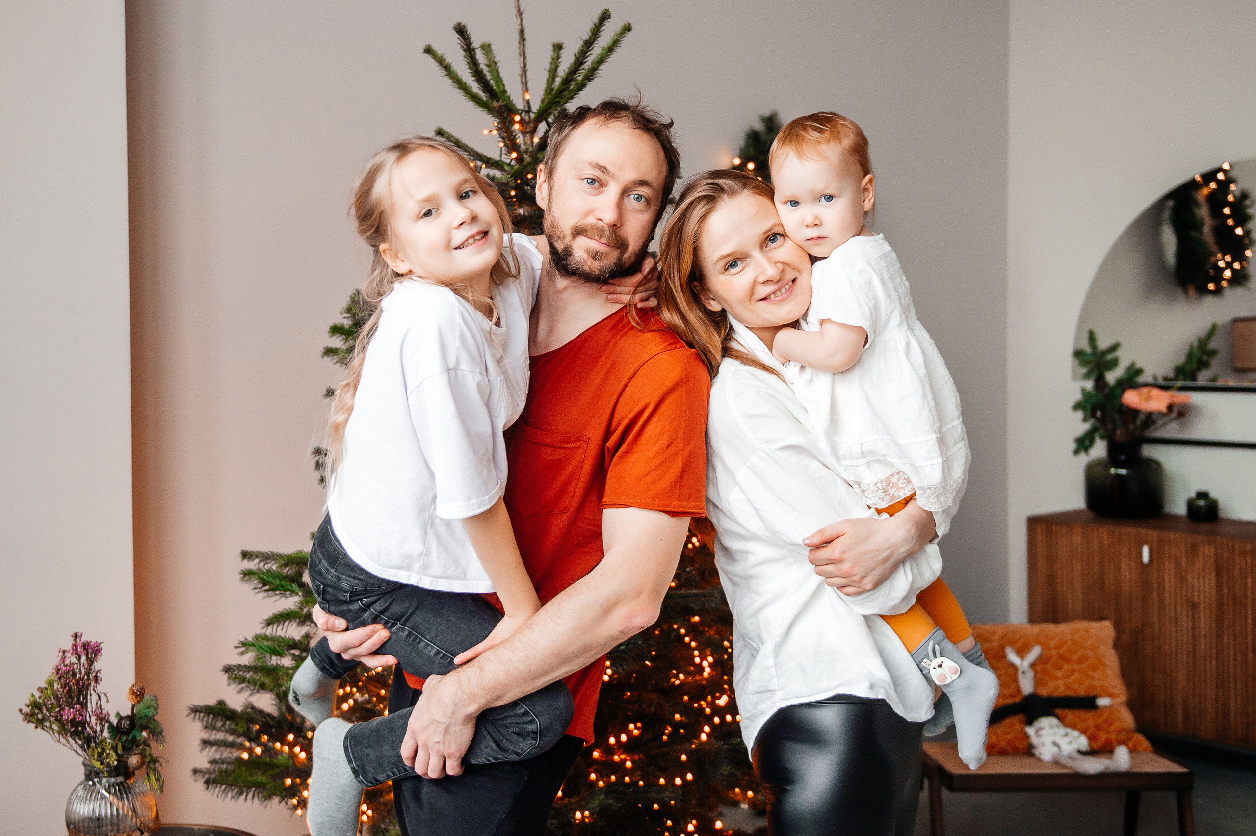 Новогодняя фотосъемка в студии Light studio. Свадебный и семейный фотограф в Минске Александра Божок