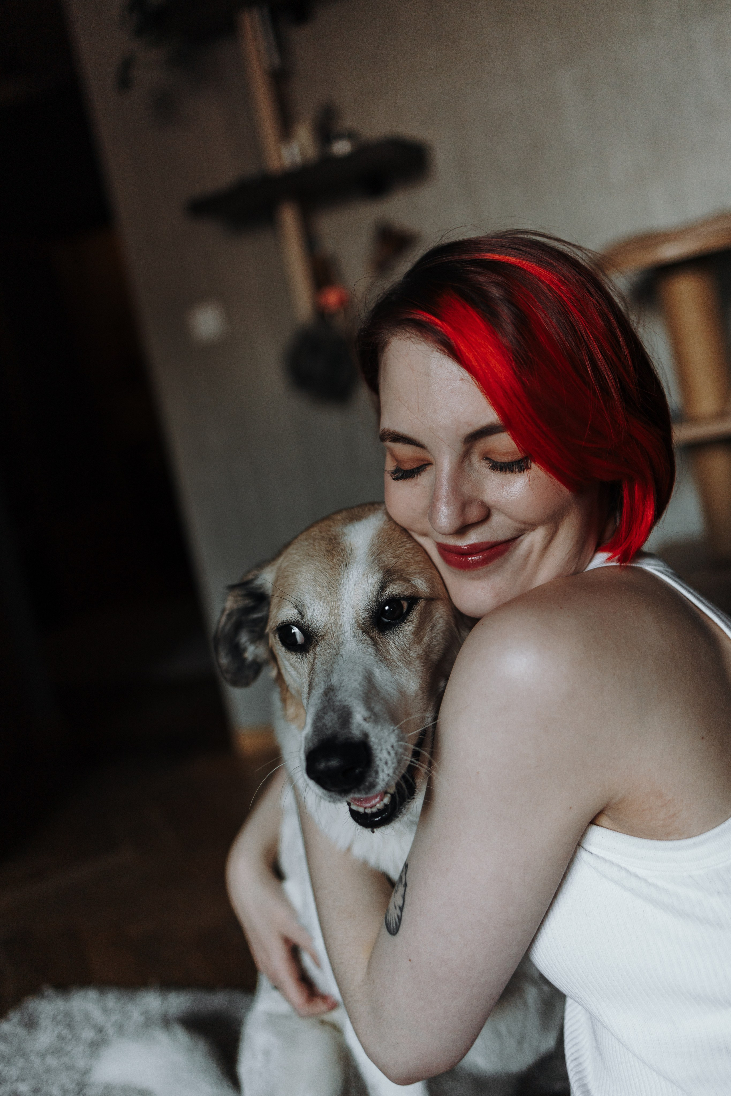 Саша и ее хвосты. Фотограф — Анималист | Санкт-Петербург