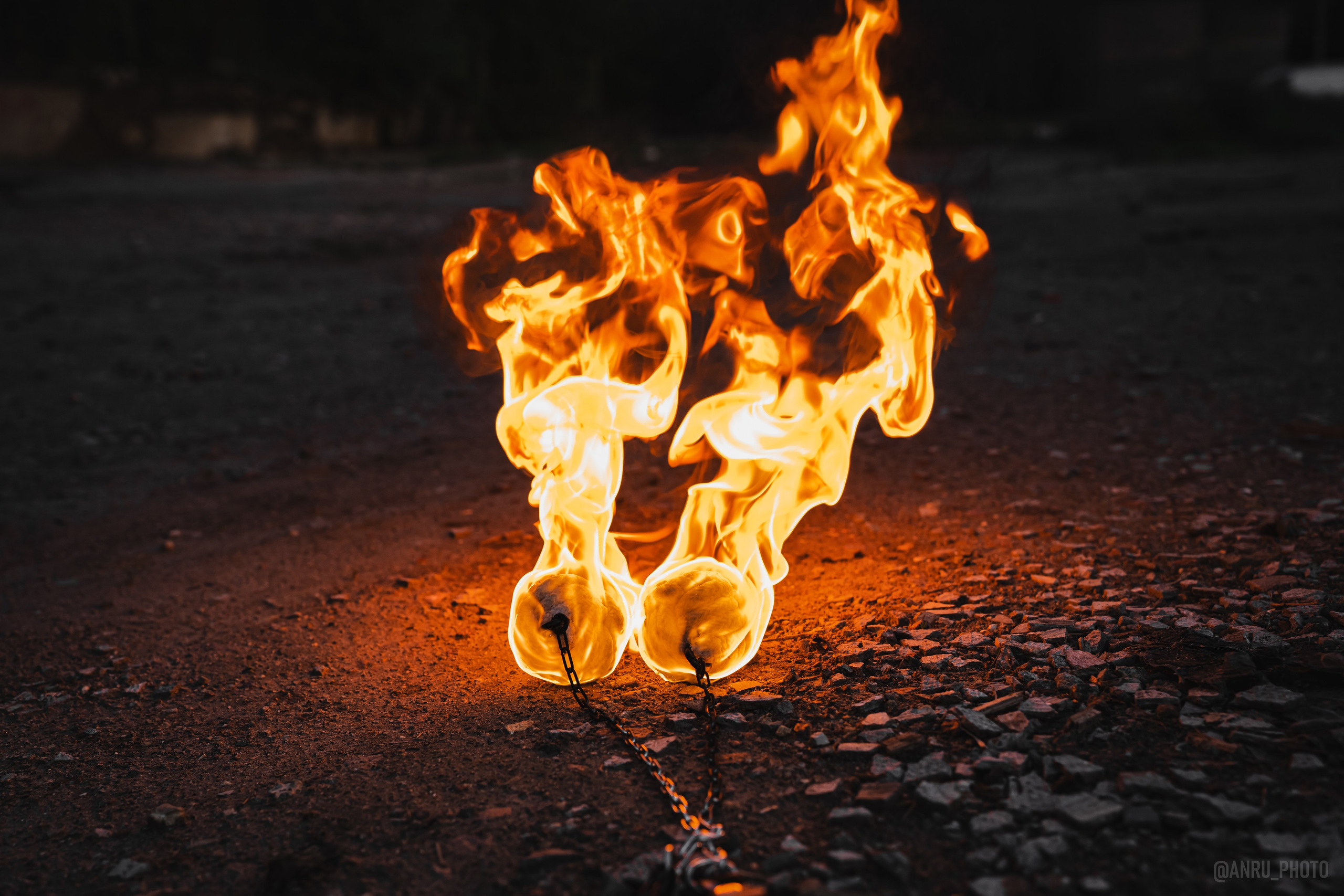 Огненная тренировка. Репортажный фотограф Анастасия Рубцова