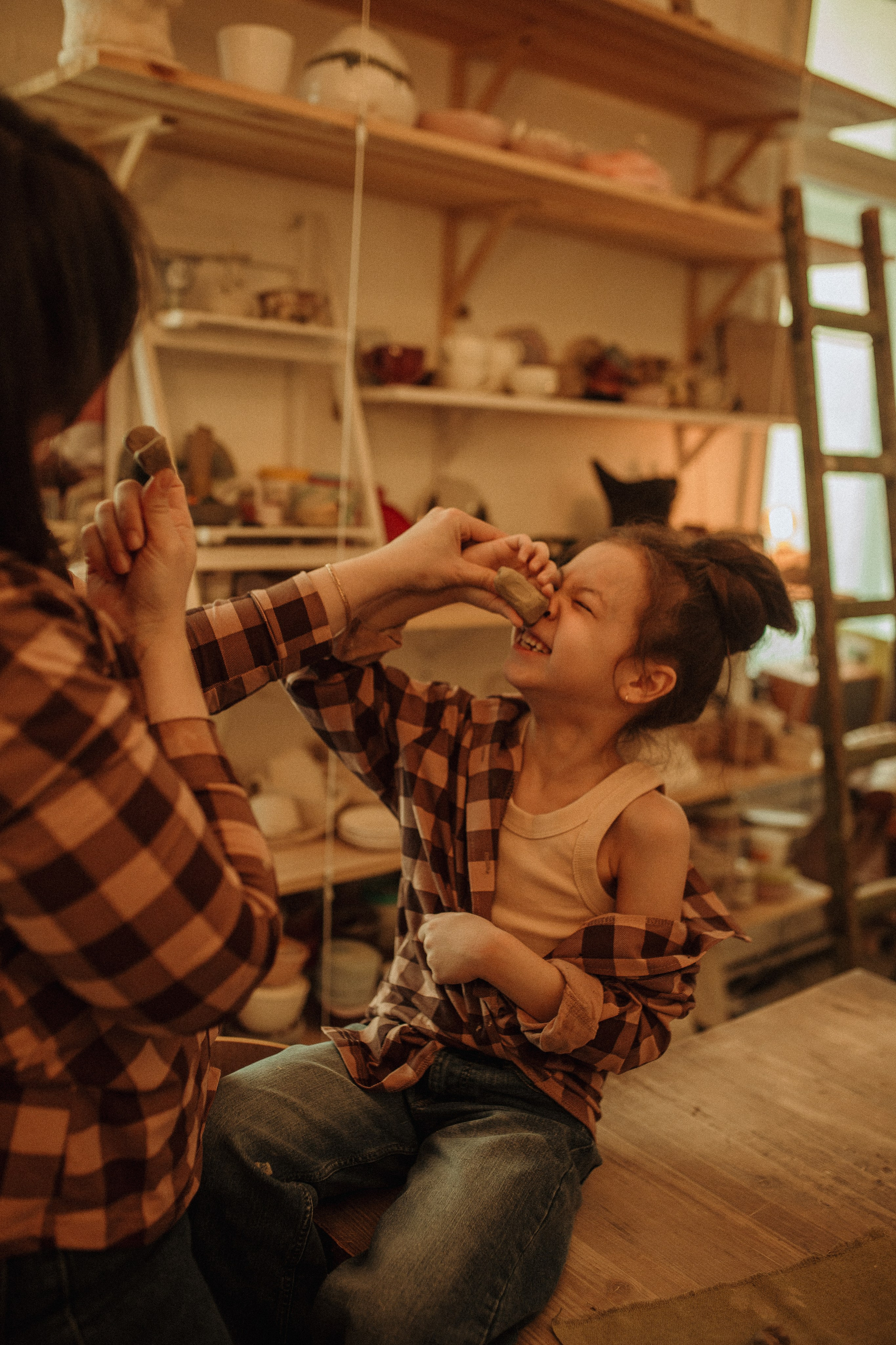 Дина & София гончарная. Семейный и Свадебный фотограф в Санкт-Петербурге Плохая Екатерина