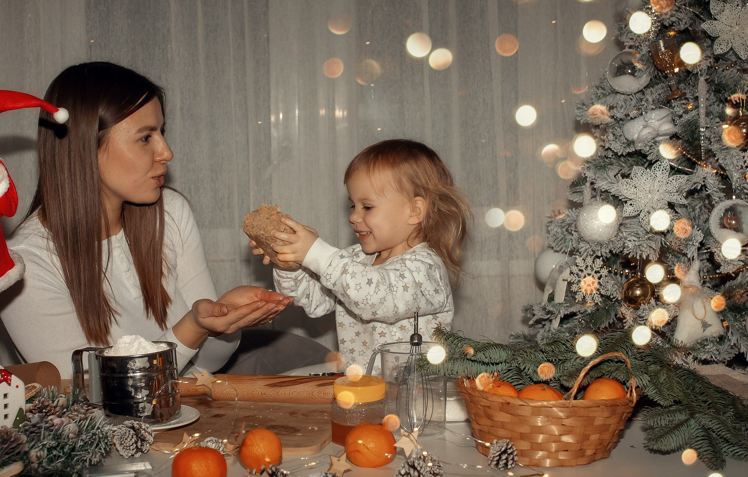 Таня и Ариша. Имбирные печеньки. Профессиональный фотограф, Москва |Видное Елена Елизарова
