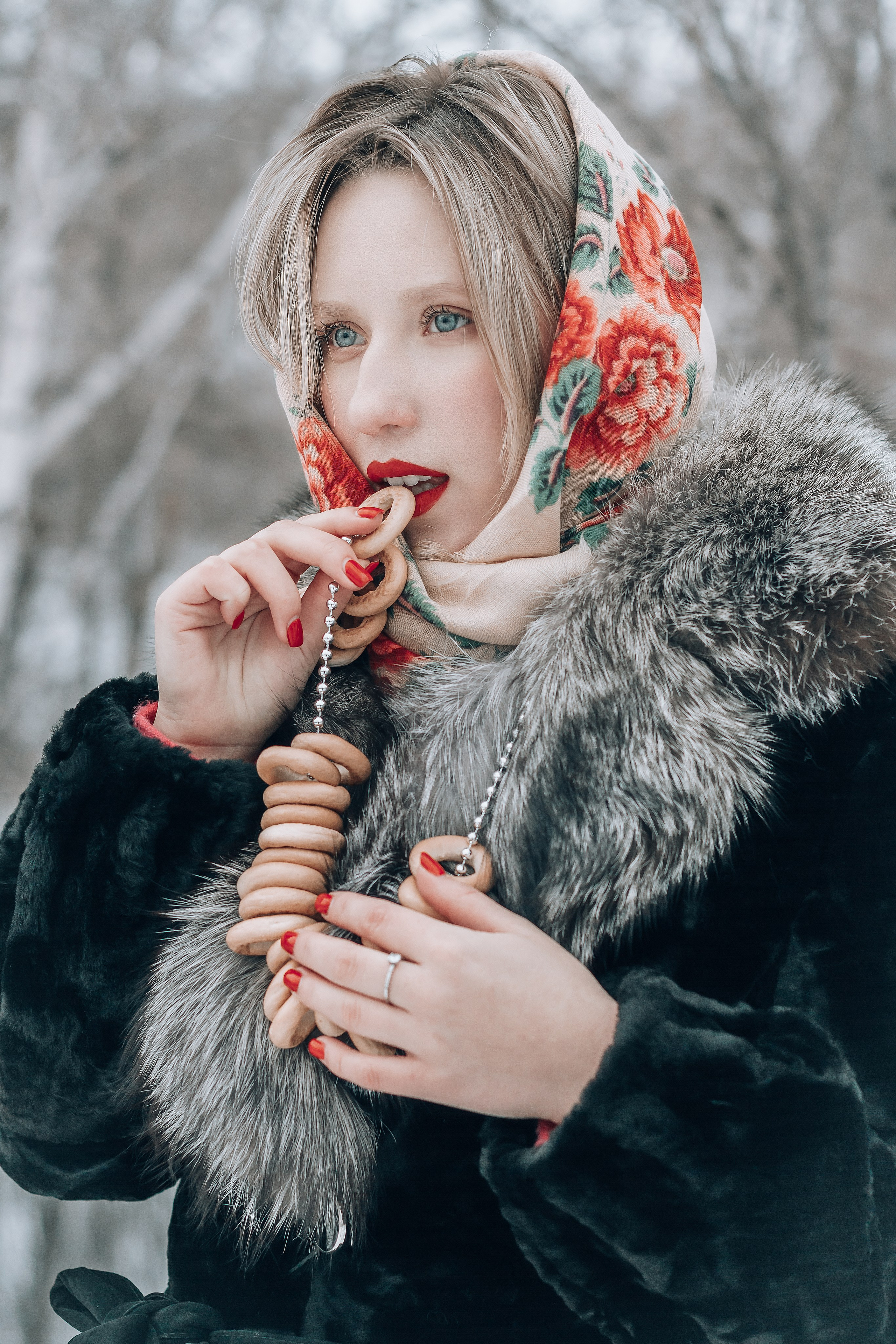 Зима. Фотограф в Новокузнецке