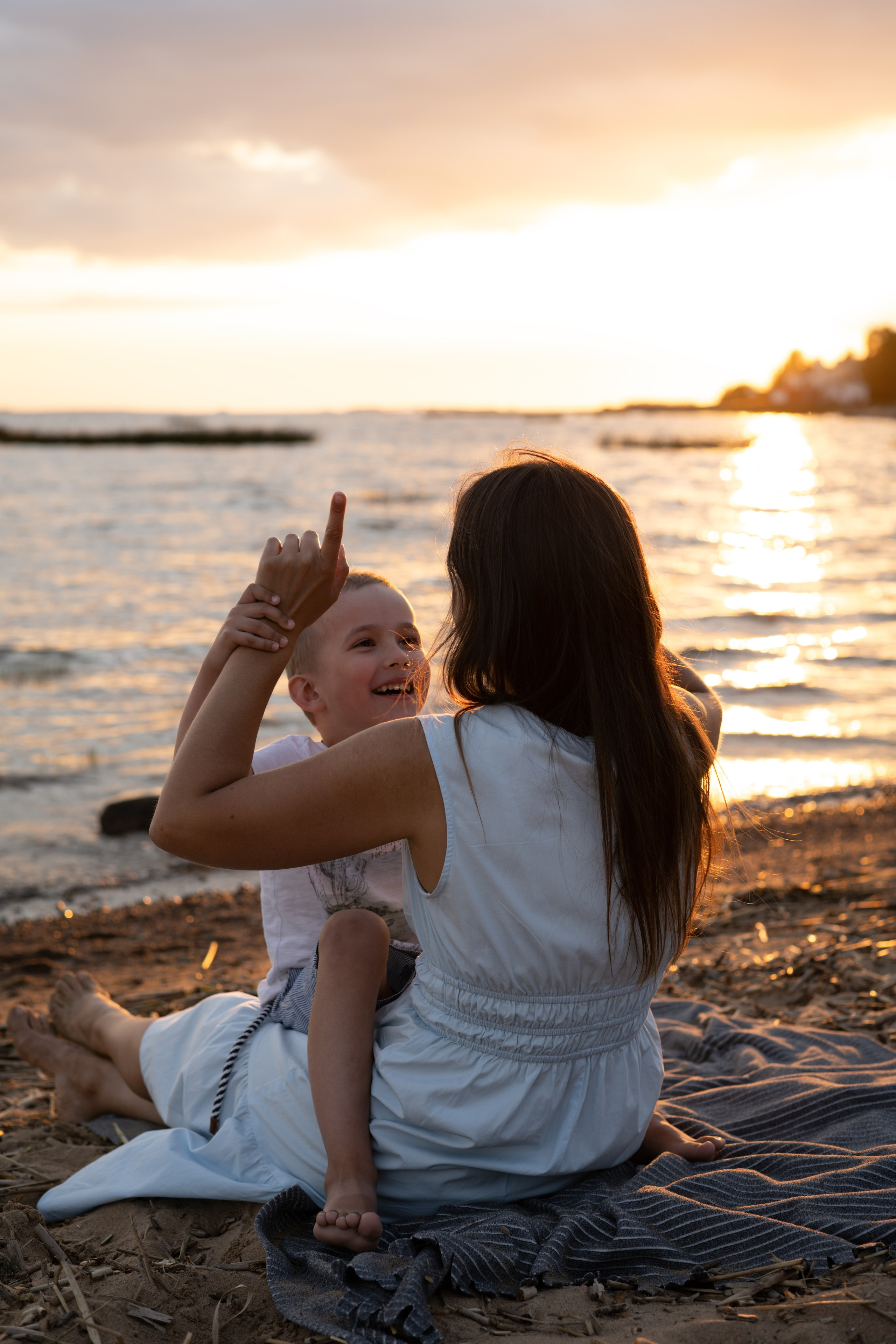 Закат на заливе. Детский и семейный фотограф в Санкт-Петербурге и Ярославле Павлова Гал