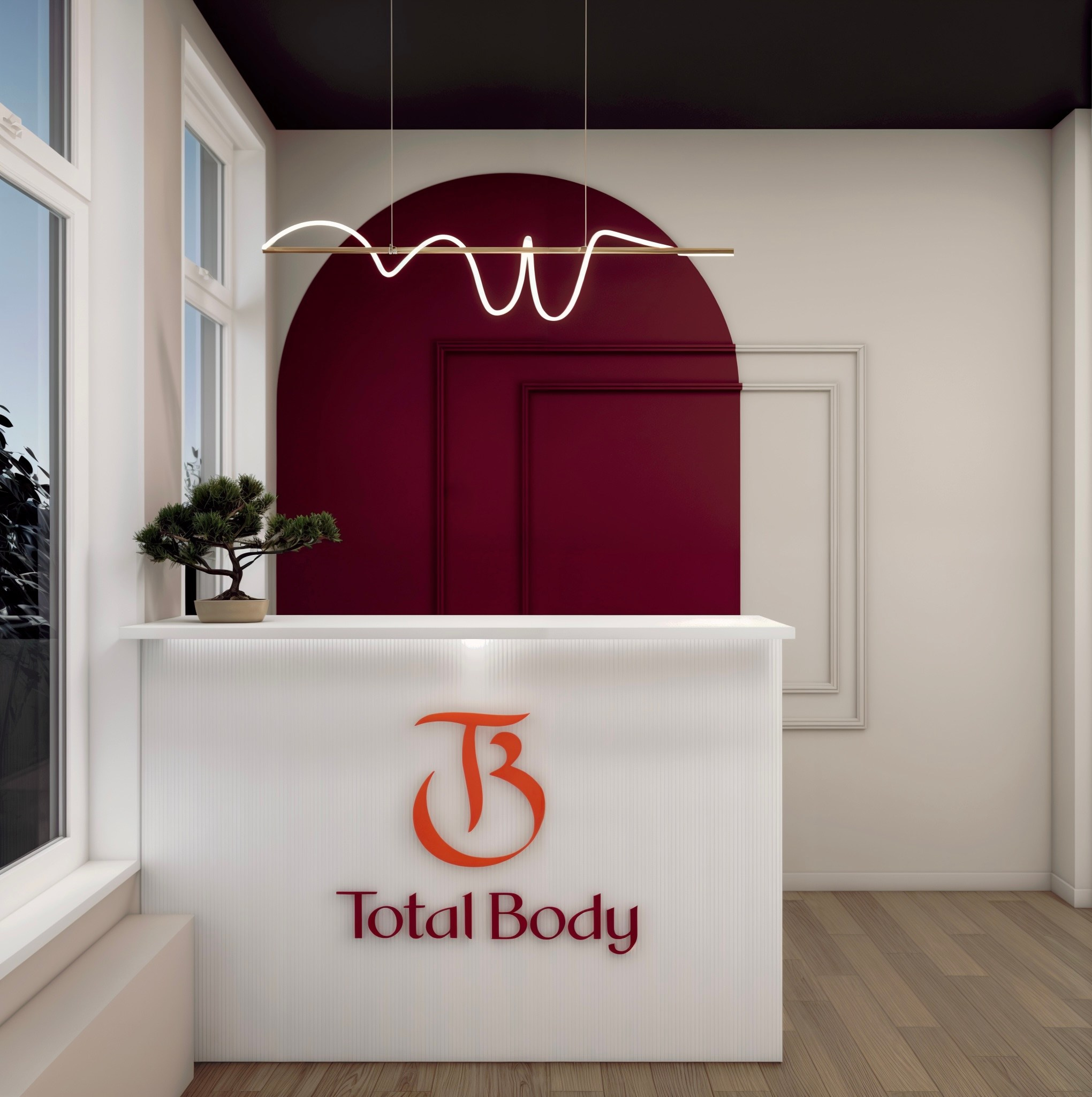 Студия растяжки. Дизайнер интерьера Татьяна Волженина