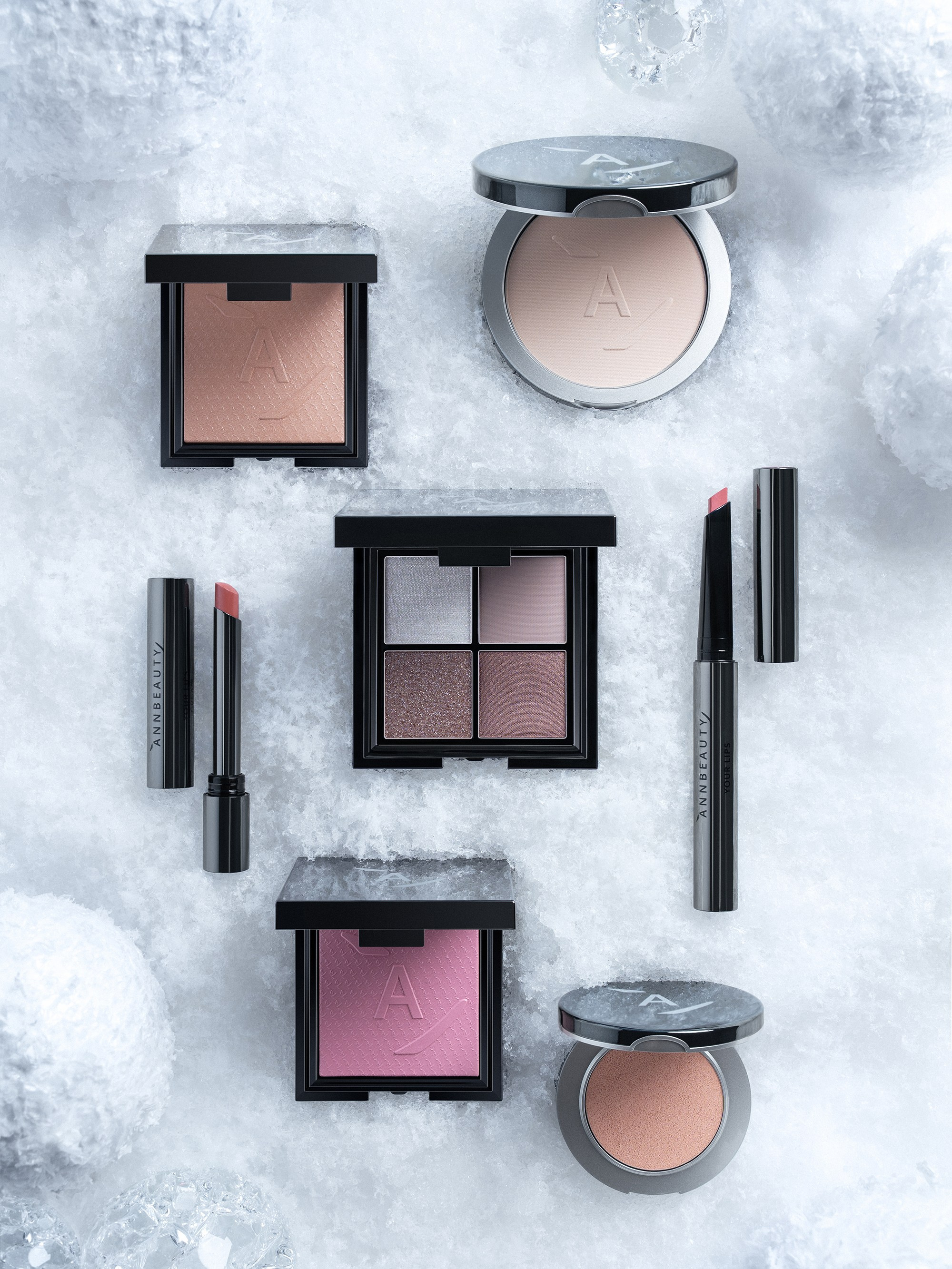 Новогодняя предметная съемка для косметического бренда Annbeauty. Бьюти и предметный фотограф в Москве Светлана Грачева