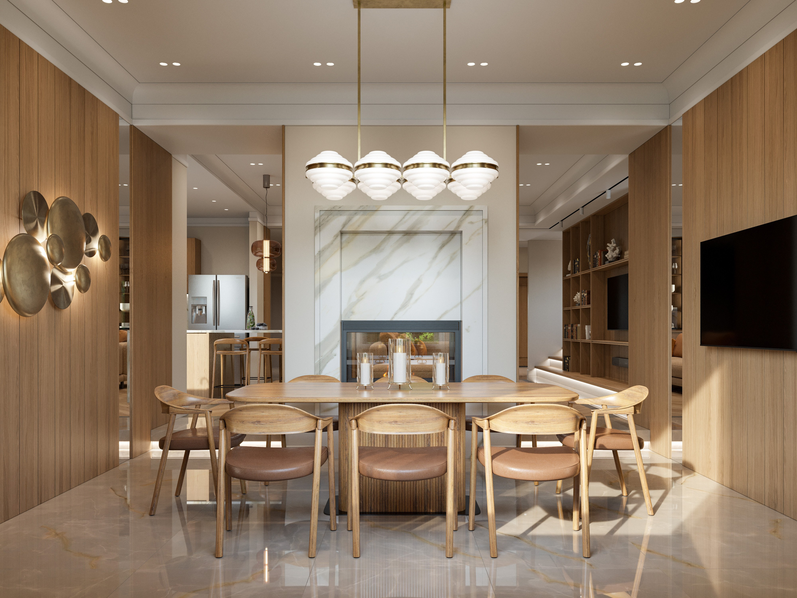 3D Визуализация Загородного Дома в Современном Стиле| Портфолио. Визуализатор интерьера в Москве | Брагин Кирилл