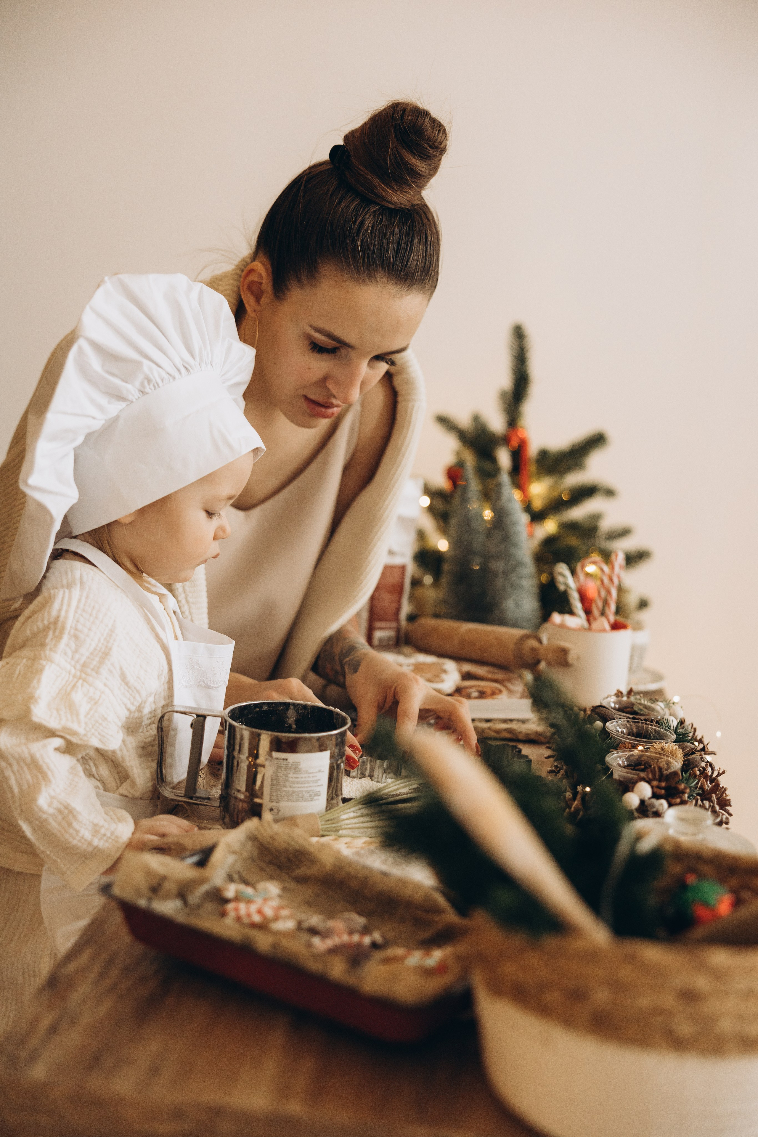 Ольга и Мирослава НГ. Семейный фотограф в Москве Виктория Ястребинская